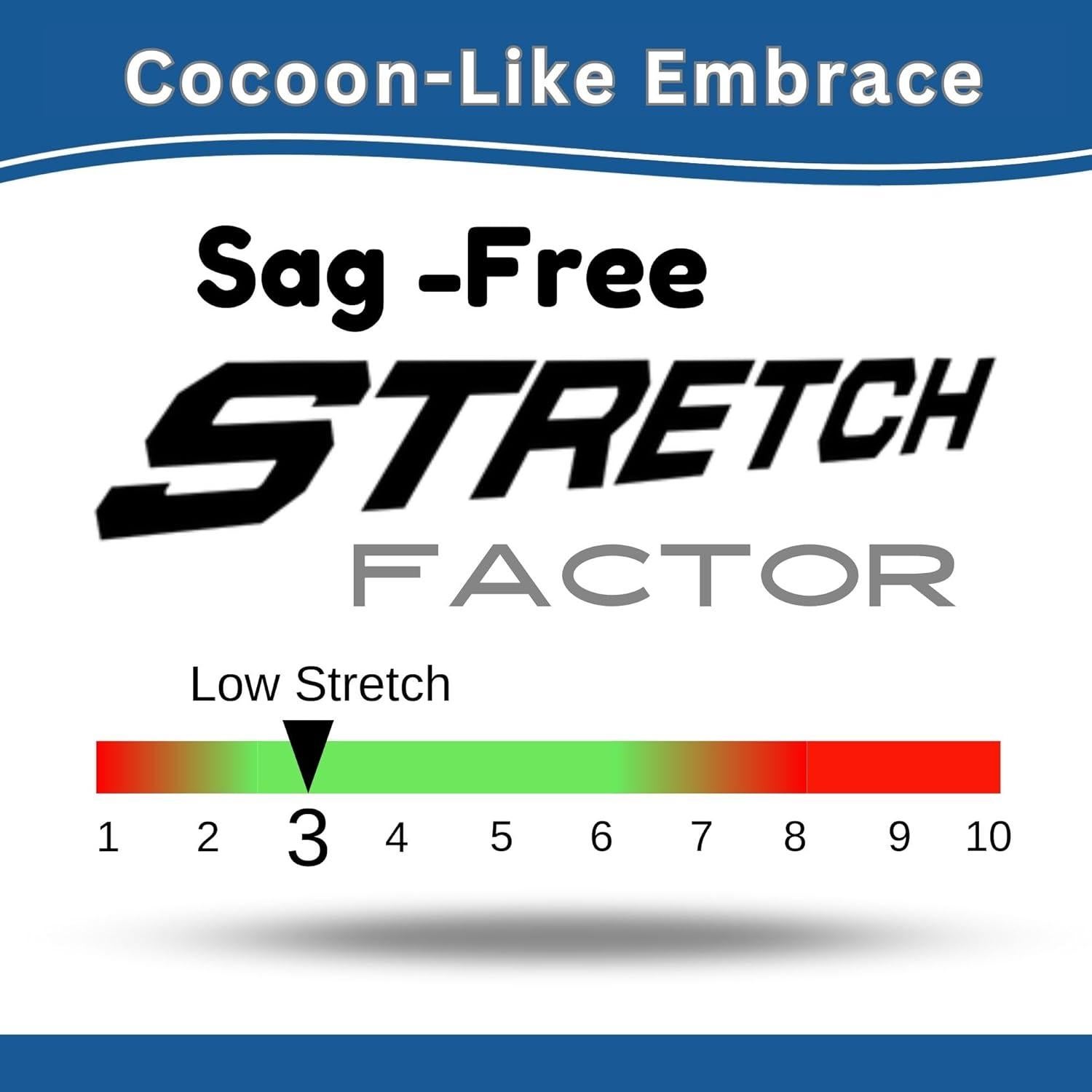 Columpio Sensorial Bradoro Doble Capa 1 kg 152x127 cm Azul