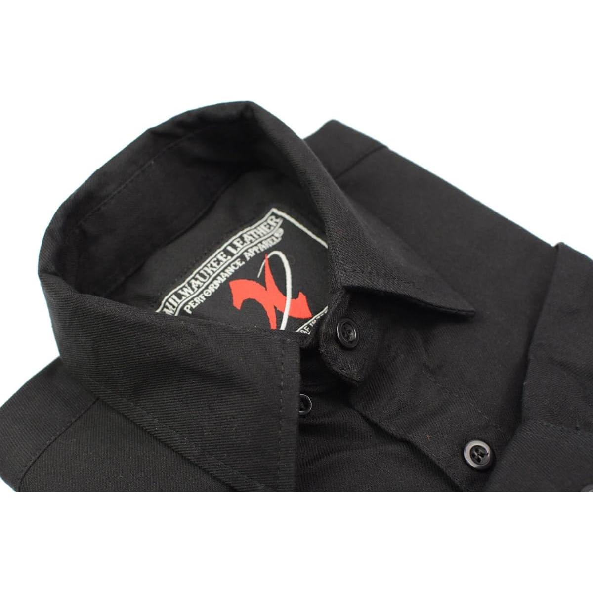 Camisa de Cuadros de Algodón Milwaukee Leather 4X Grande