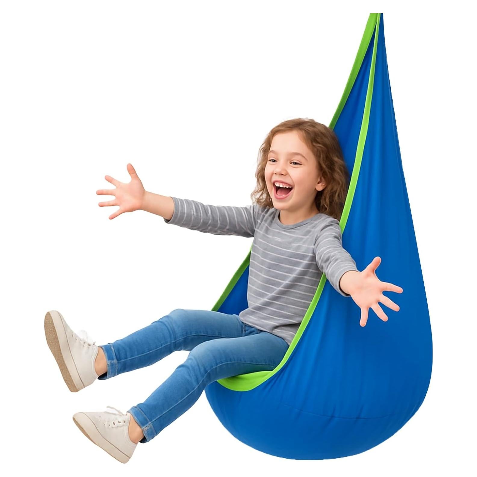 Columpio Sensorial Pod YUANFENG Azul 360° Ajustable 2.1kg