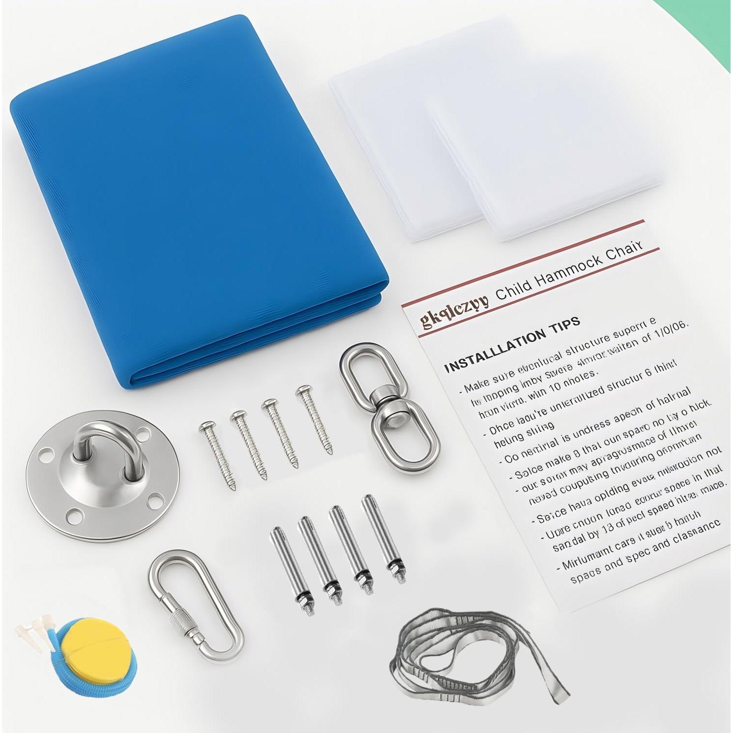 Columpio Sensorial Pod YUANFENG Azul 360° Ajustable 2.1kg