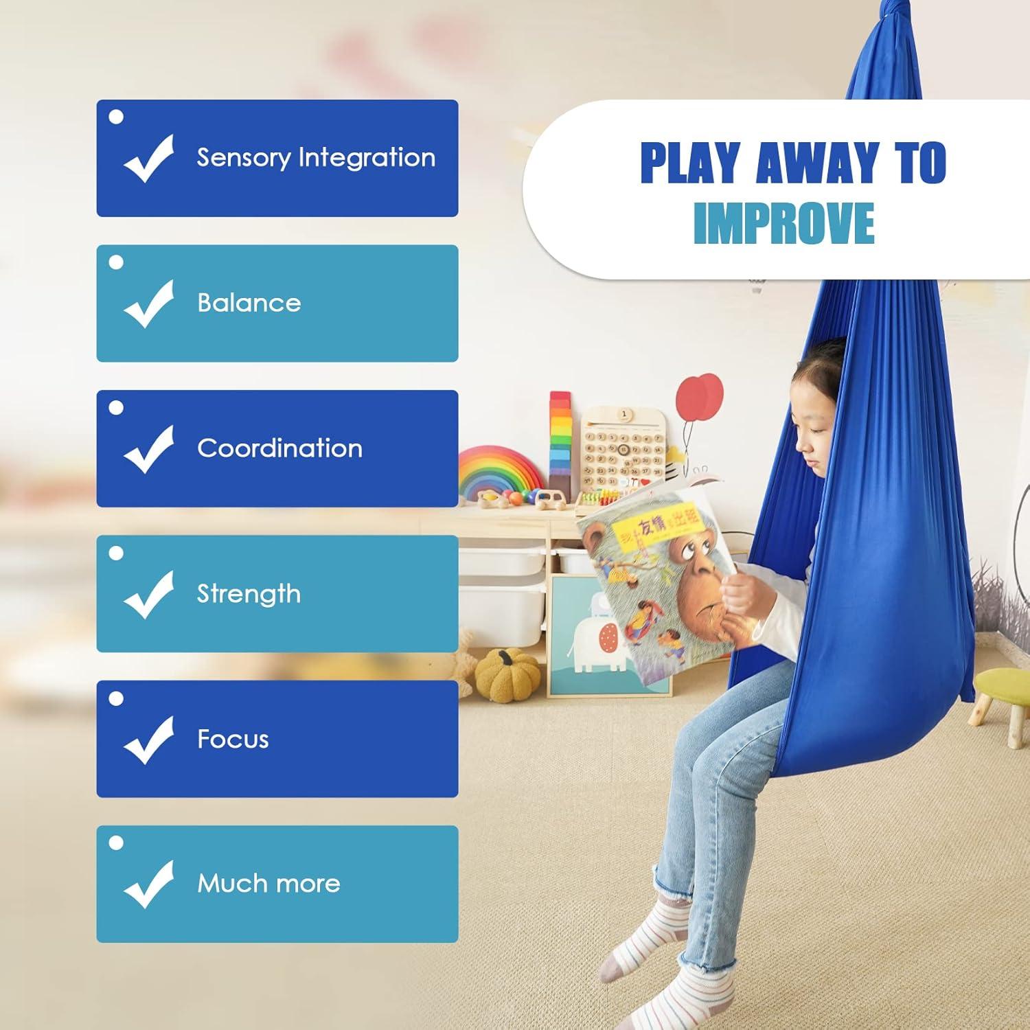 Hamaca Sensorial Terapéutica Jungle Well para Niños - 100kg