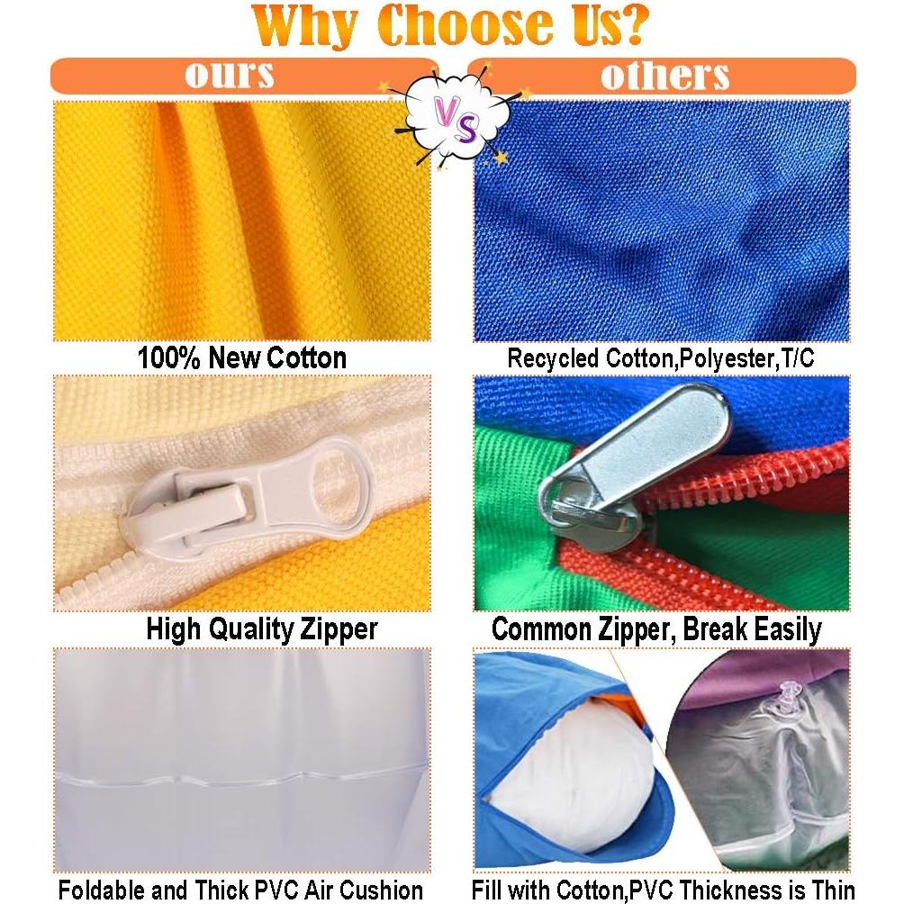 Silla Colgante Pod para Niños Funny Game 100% Algodón Amarillo