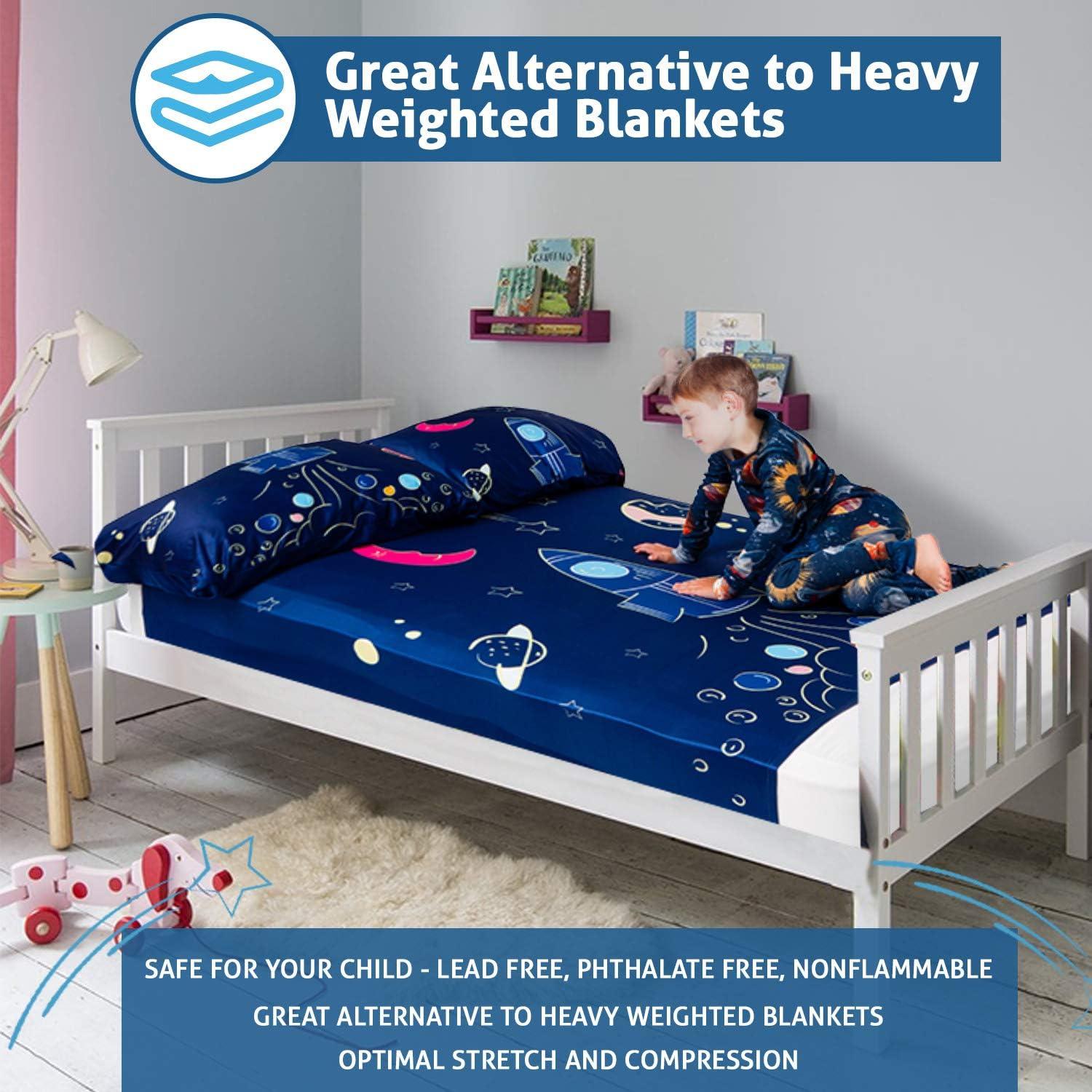 Sábana de Compresión Sensorial Individual Friendly Cuddle Cohete