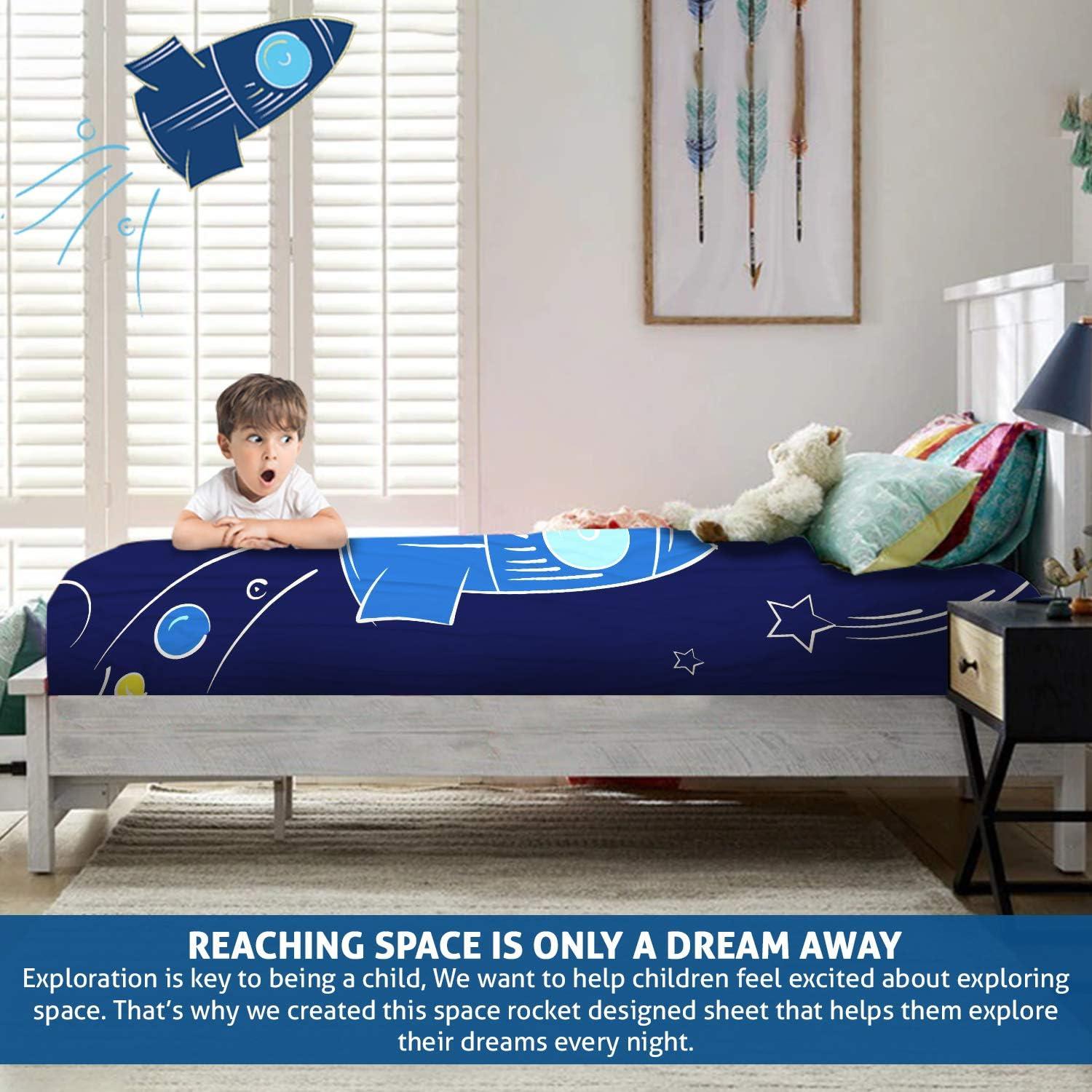 Sábana de Compresión Sensorial Individual Friendly Cuddle Cohete