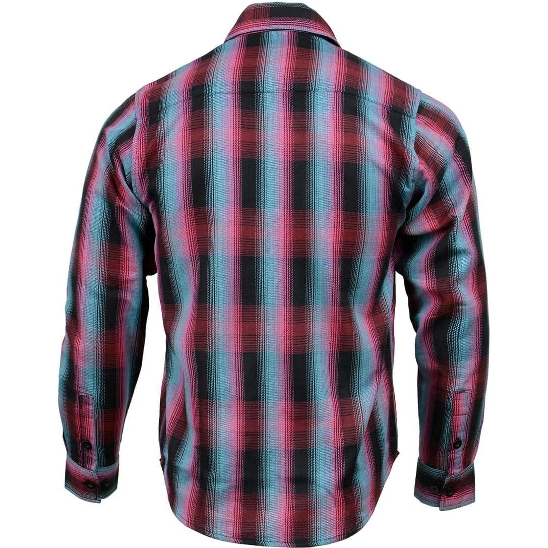 Camisa de Cuadros de Algodón Milwaukee Leather Manga Larga