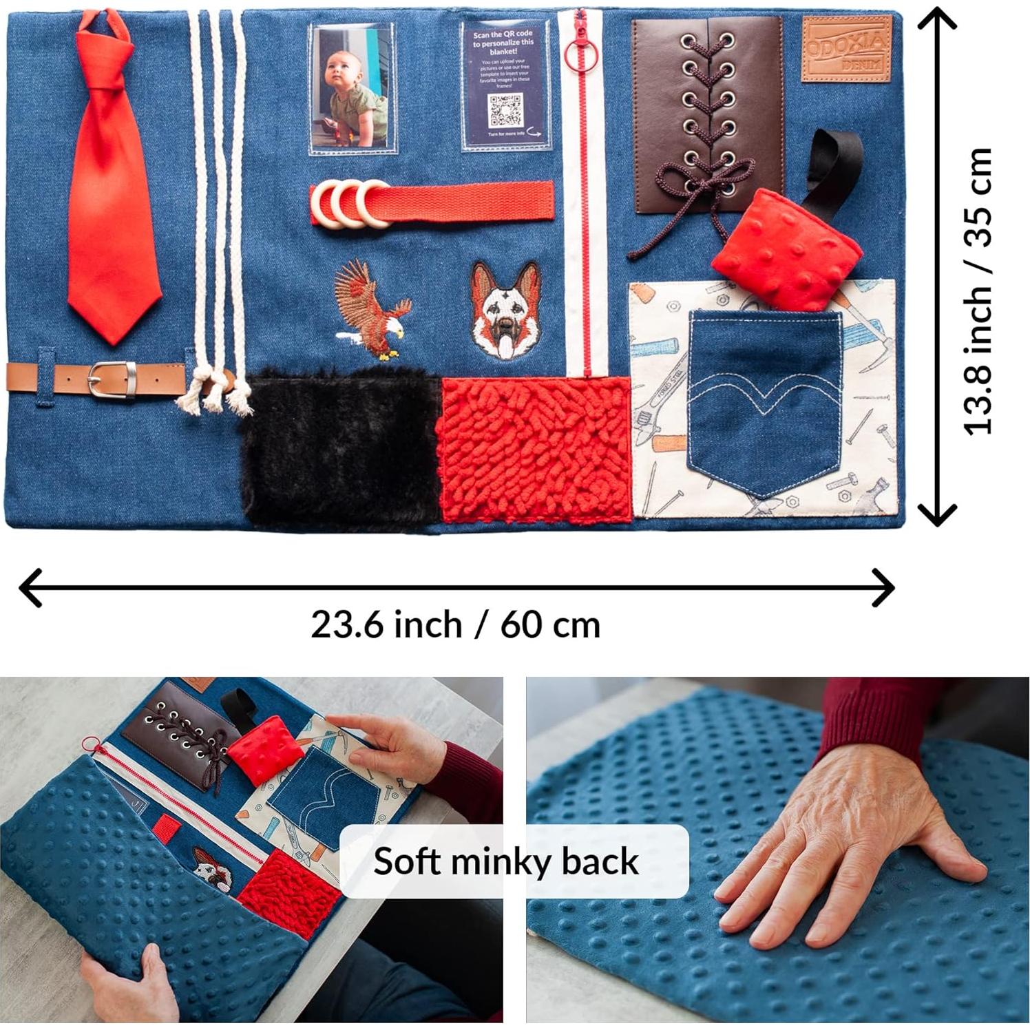 Manta Antiestrés Sensorial Odoxia 37.7x31.8cm para Demencia