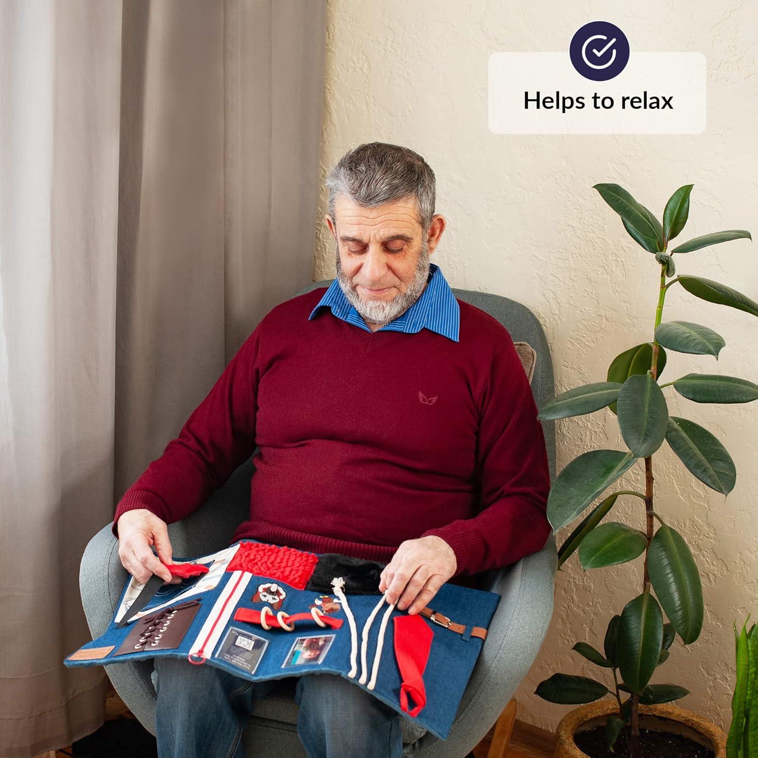 Manta Antiestrés Sensorial Odoxia 37.7x31.8cm para Demencia