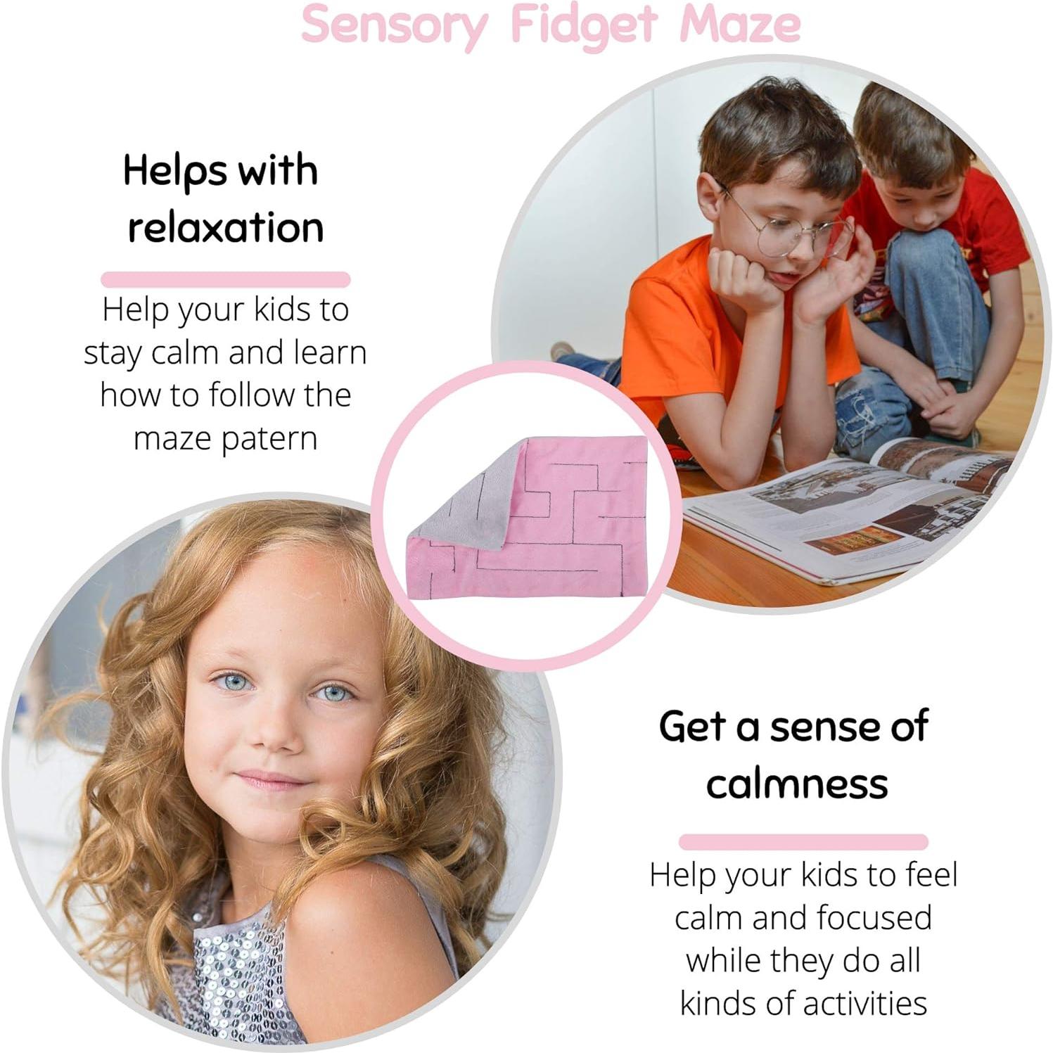 Manta de Peso Sensory Aviano 5 lbs (2.27 kg) Rosa/Gris