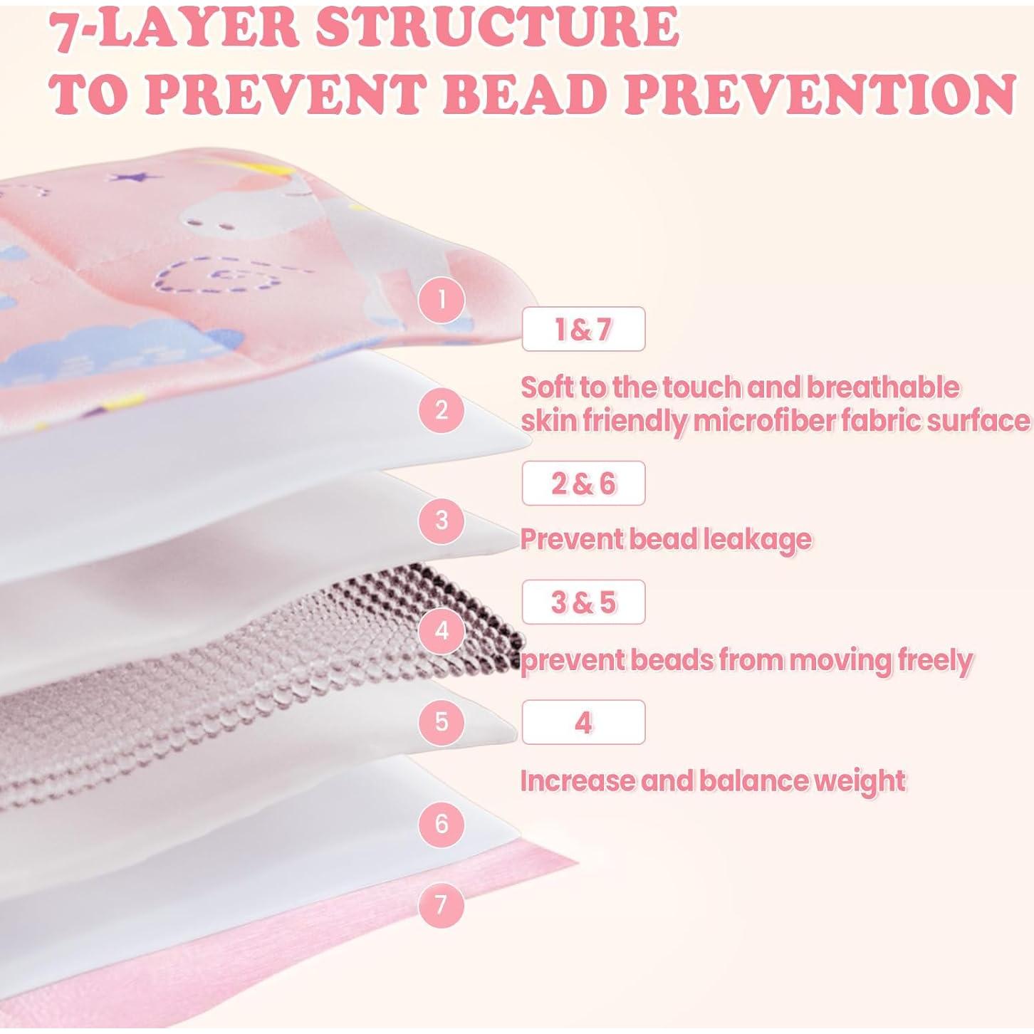 Manta con peso HOSUKKO 91x122 cm Unicornio Rosa 0.91 kg