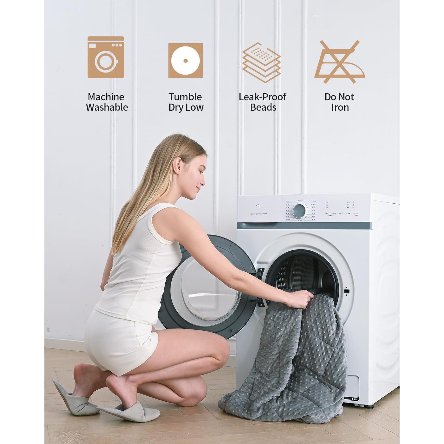 Manta con peso Mr. Sandman 60x80 cm 6.8 kg gris para adultos