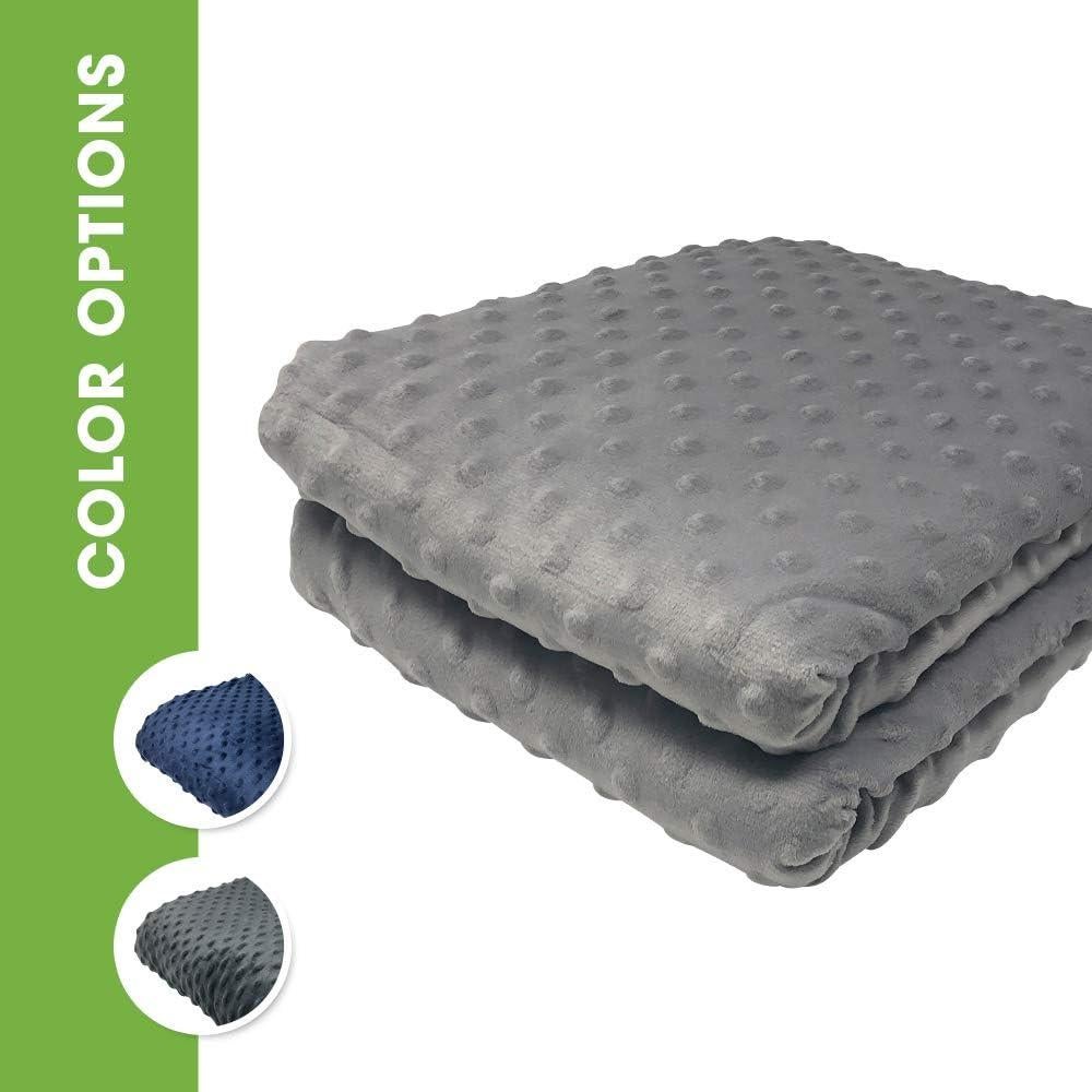 Manta con peso BARMY 122x61 cm 2.7 kg Gris fresco