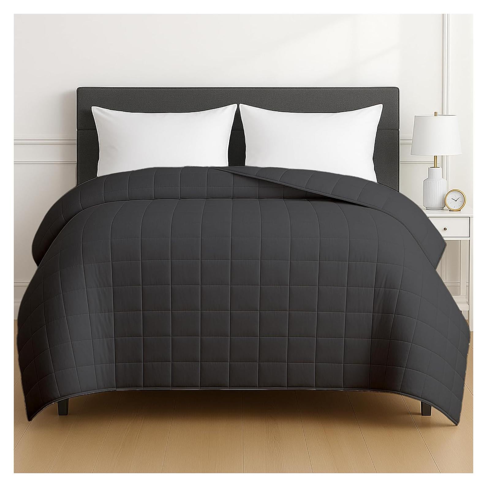 Manta con peso King Size HomeSmart 13.6kg Gris Suave