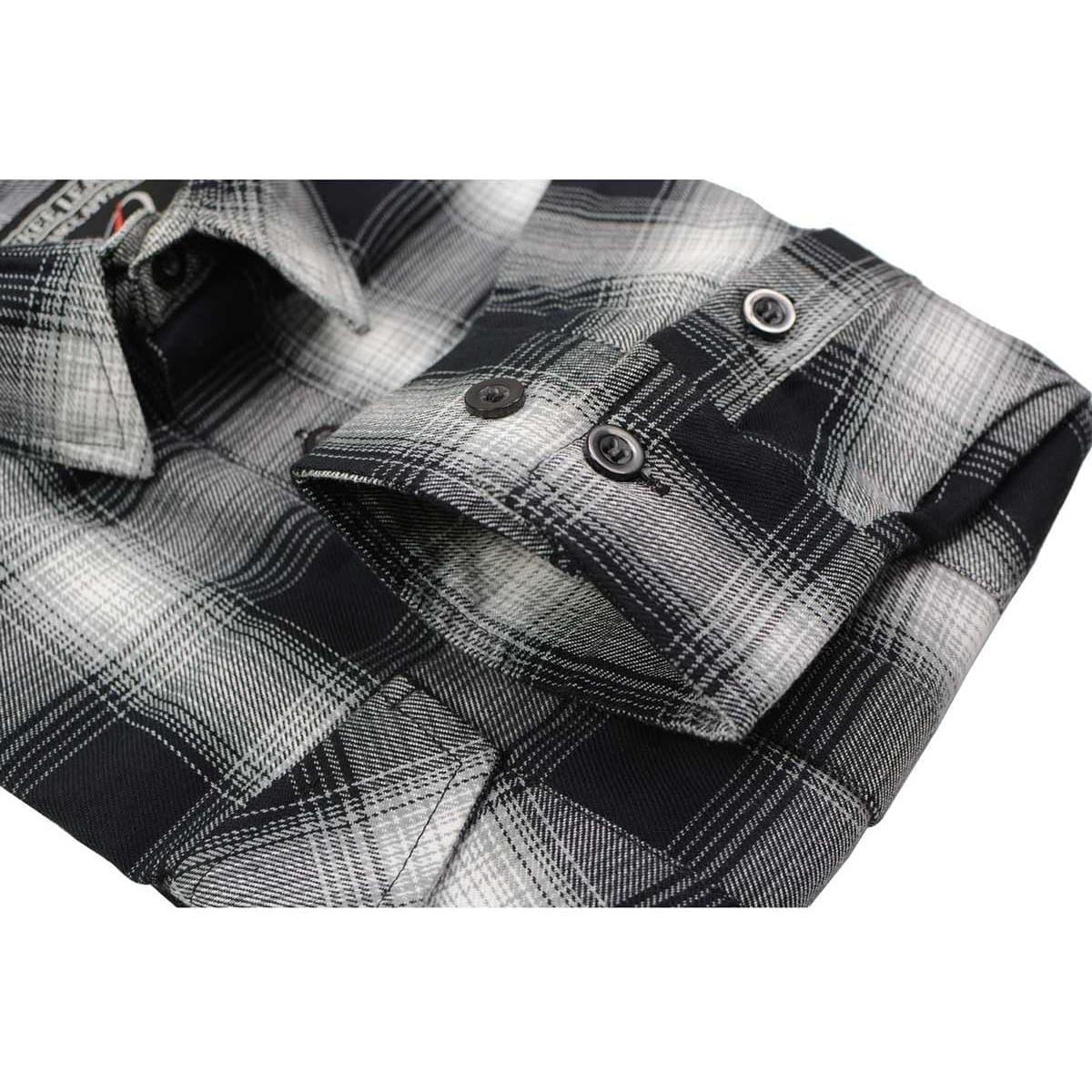 Camisa de Franela a Cuadros Hombre Milwaukee Leather XXL