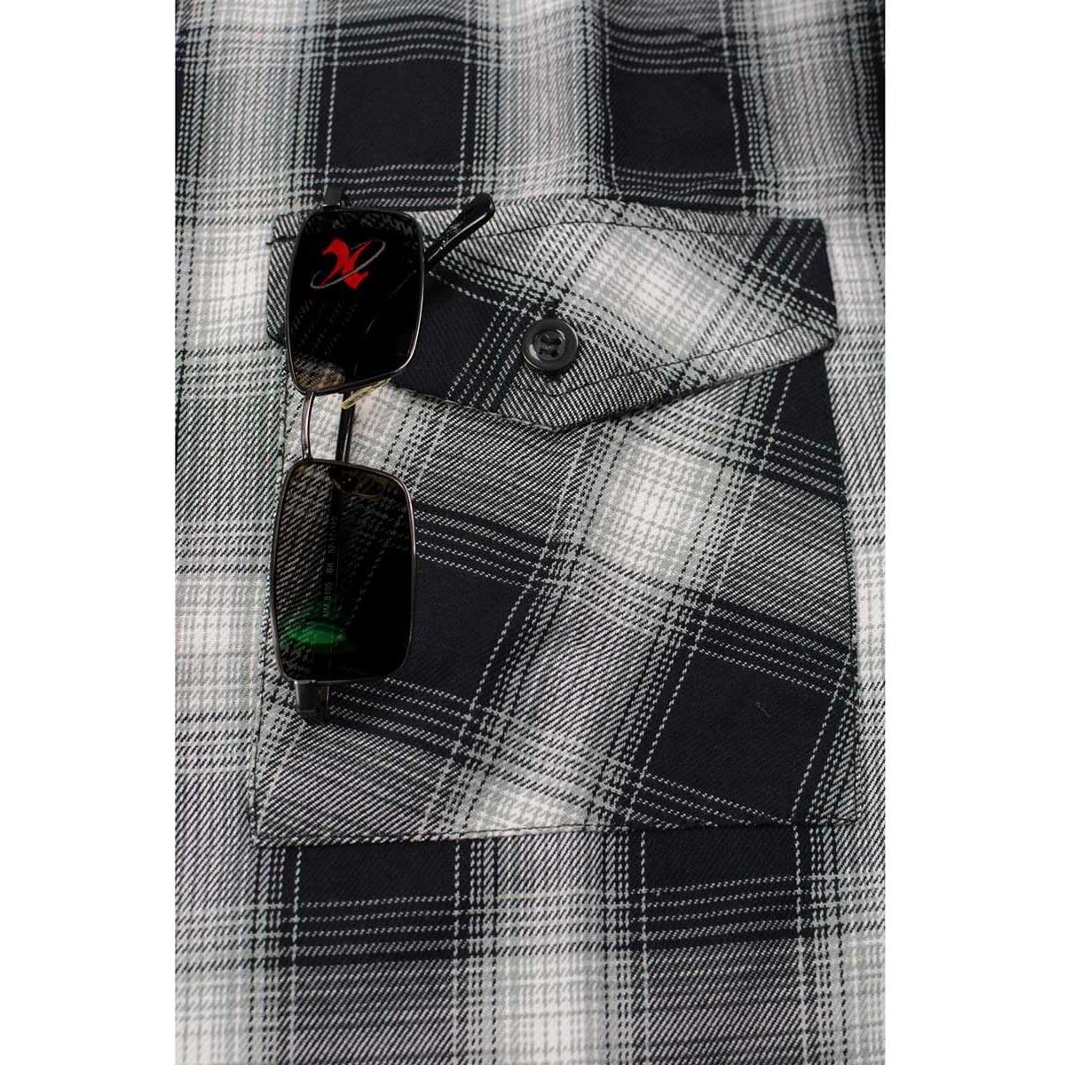 Camisa de Franela a Cuadros Hombre Milwaukee Leather XXL