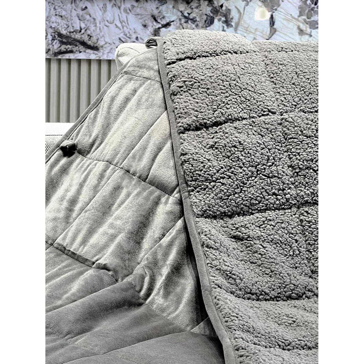 Manta con peso Motesqqzz gris 101.6x152.4 cm 3.18 kg