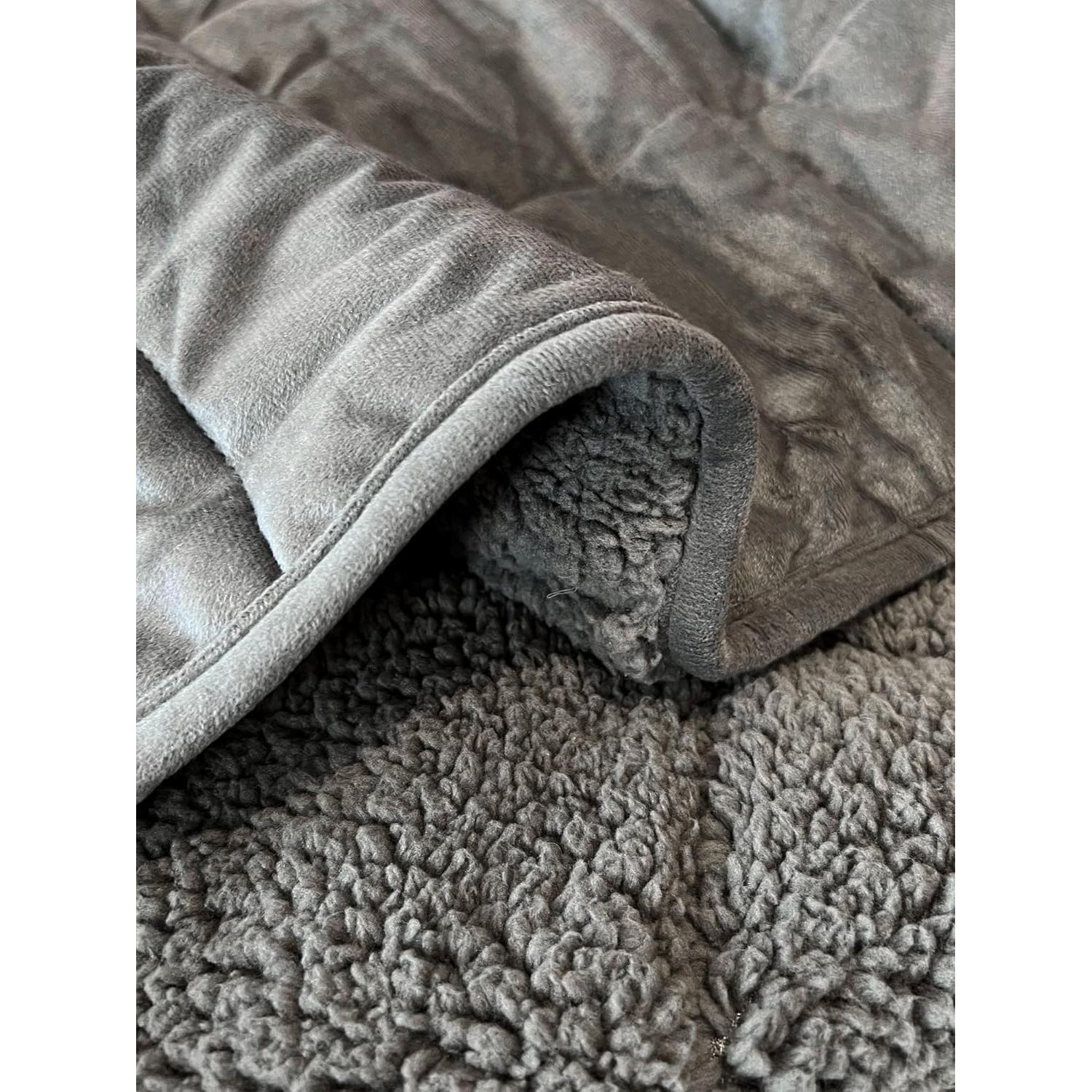 Manta con peso Motesqqzz gris 101.6x152.4 cm 3.18 kg