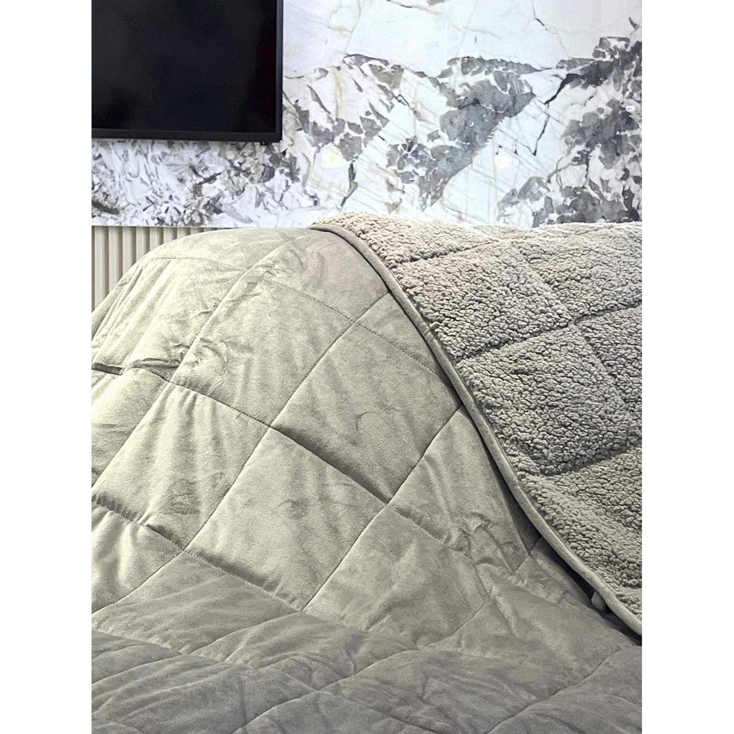 Manta con peso Motesqqzz gris 101.6x152.4 cm 3.18 kg