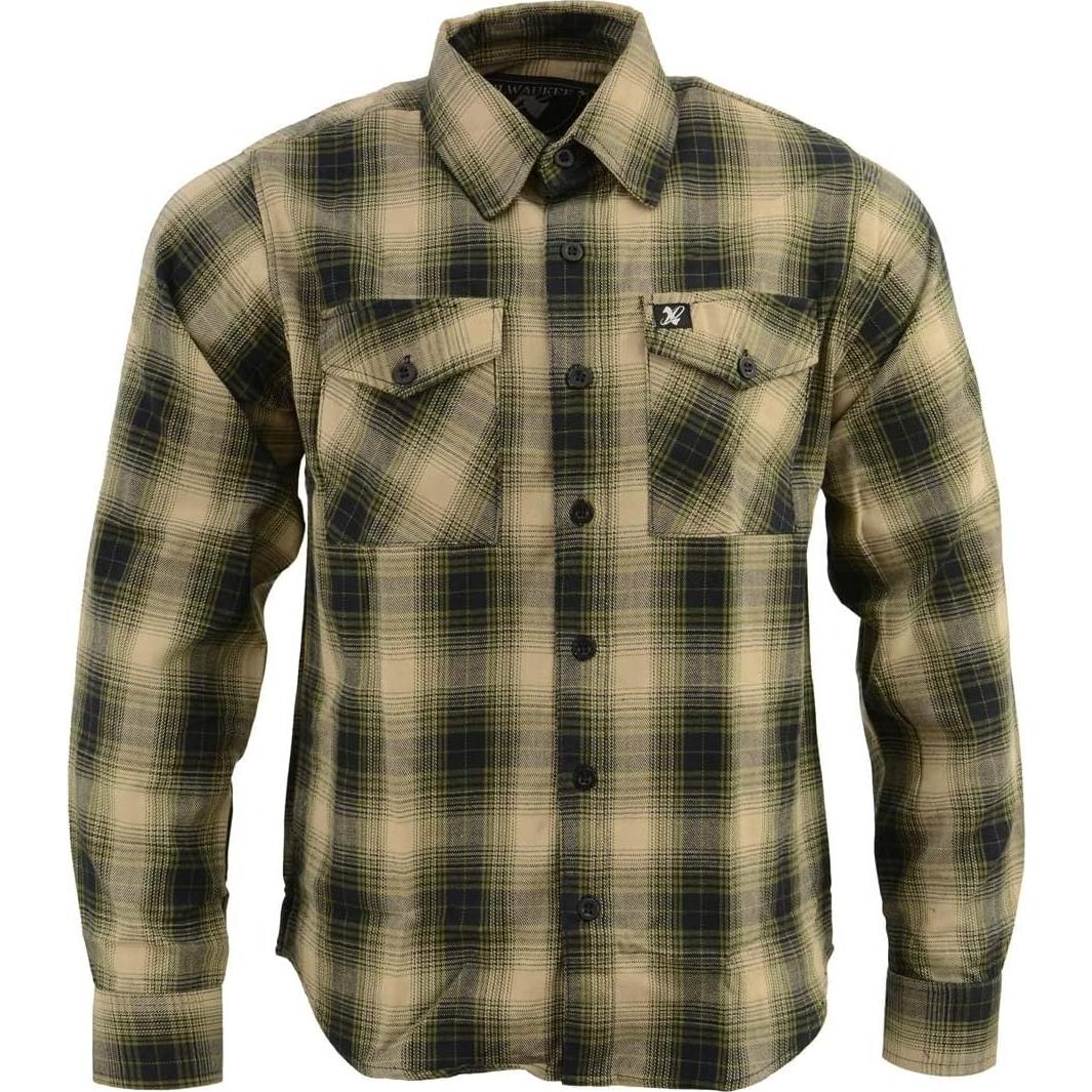 Camisa de Franela a Cuadros Hombre Milwaukee Leather XL