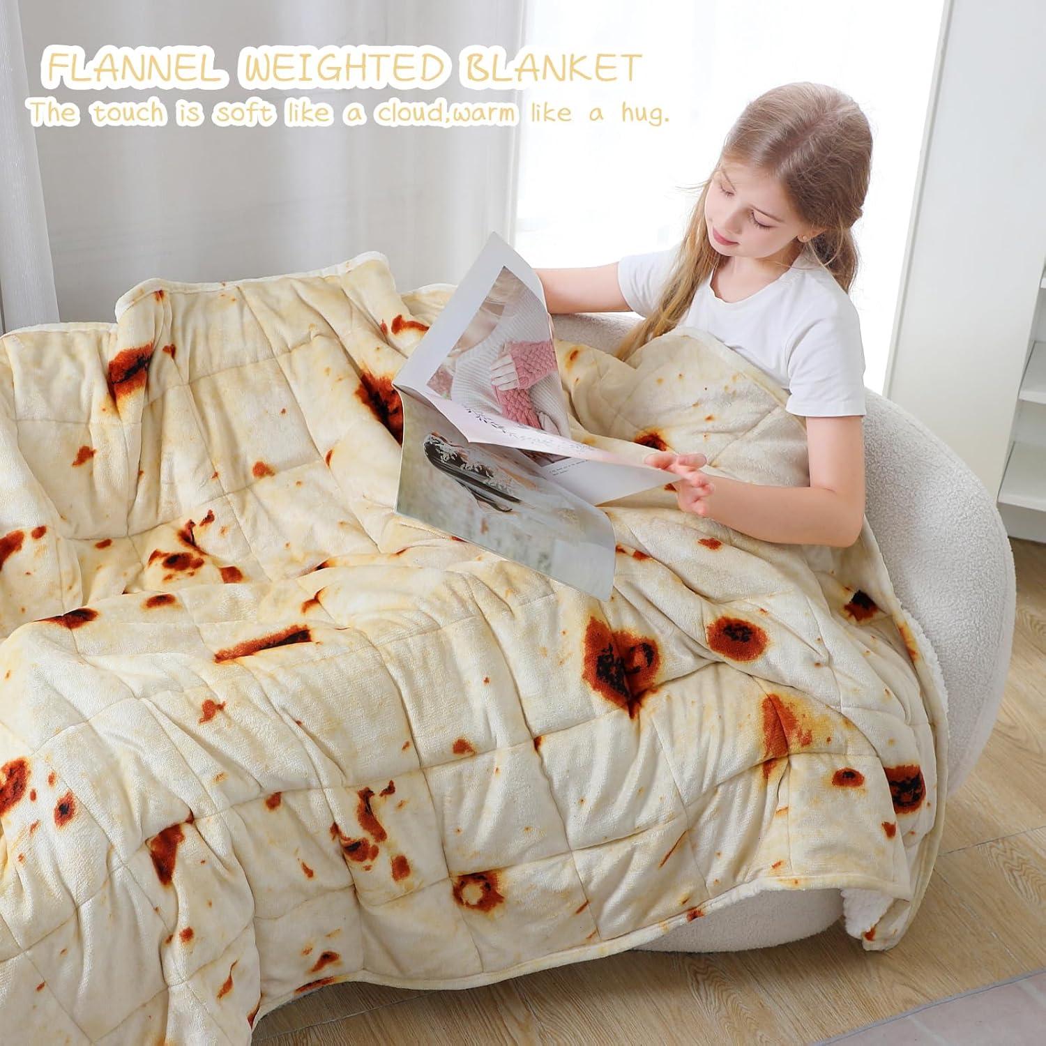 Manta con Peso Aemicion 122x183cm 4.5kg Franela Sherpa