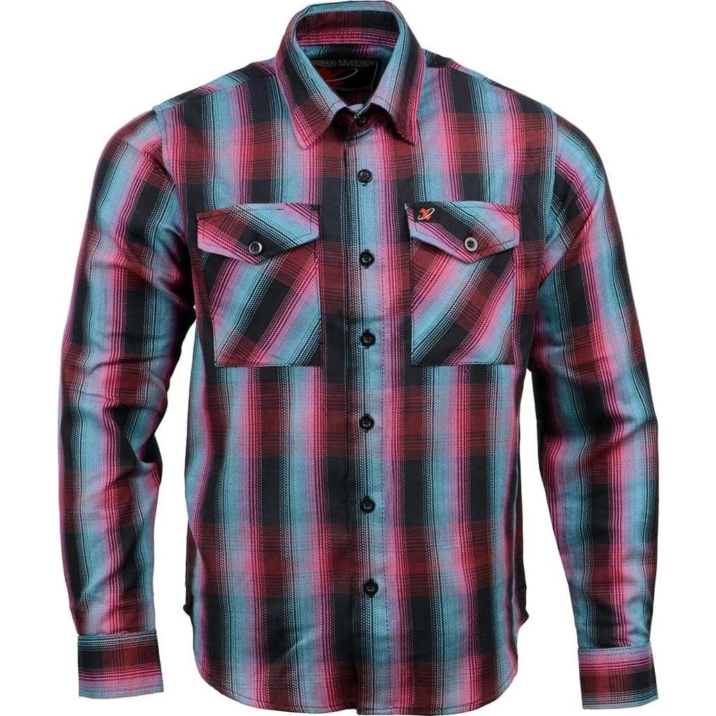 Camisa de Cuadros de Algodón Milwaukee Leather Manga Larga