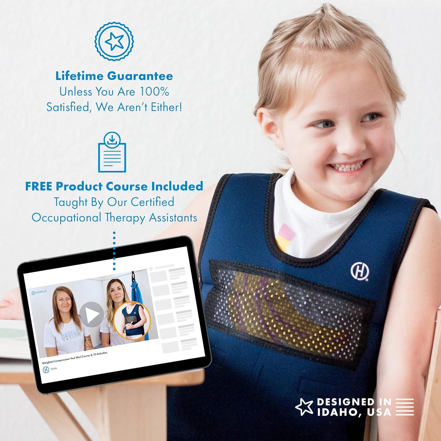 Chaleco de compresión Harkla para niños - Mediano 0.91 kg