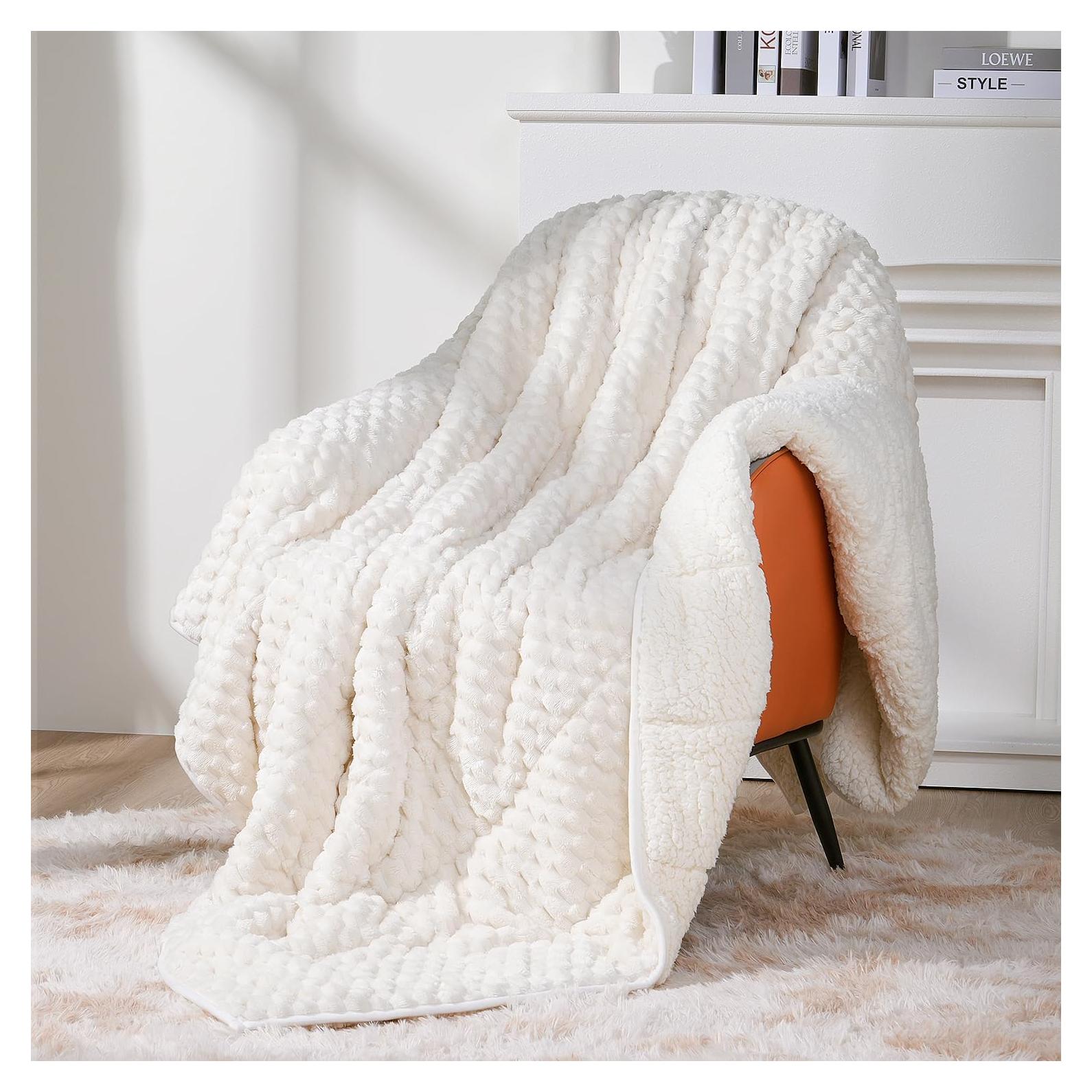 Manta con peso Topblan 122x183 cm 6.8 kg Crema Doble Cara