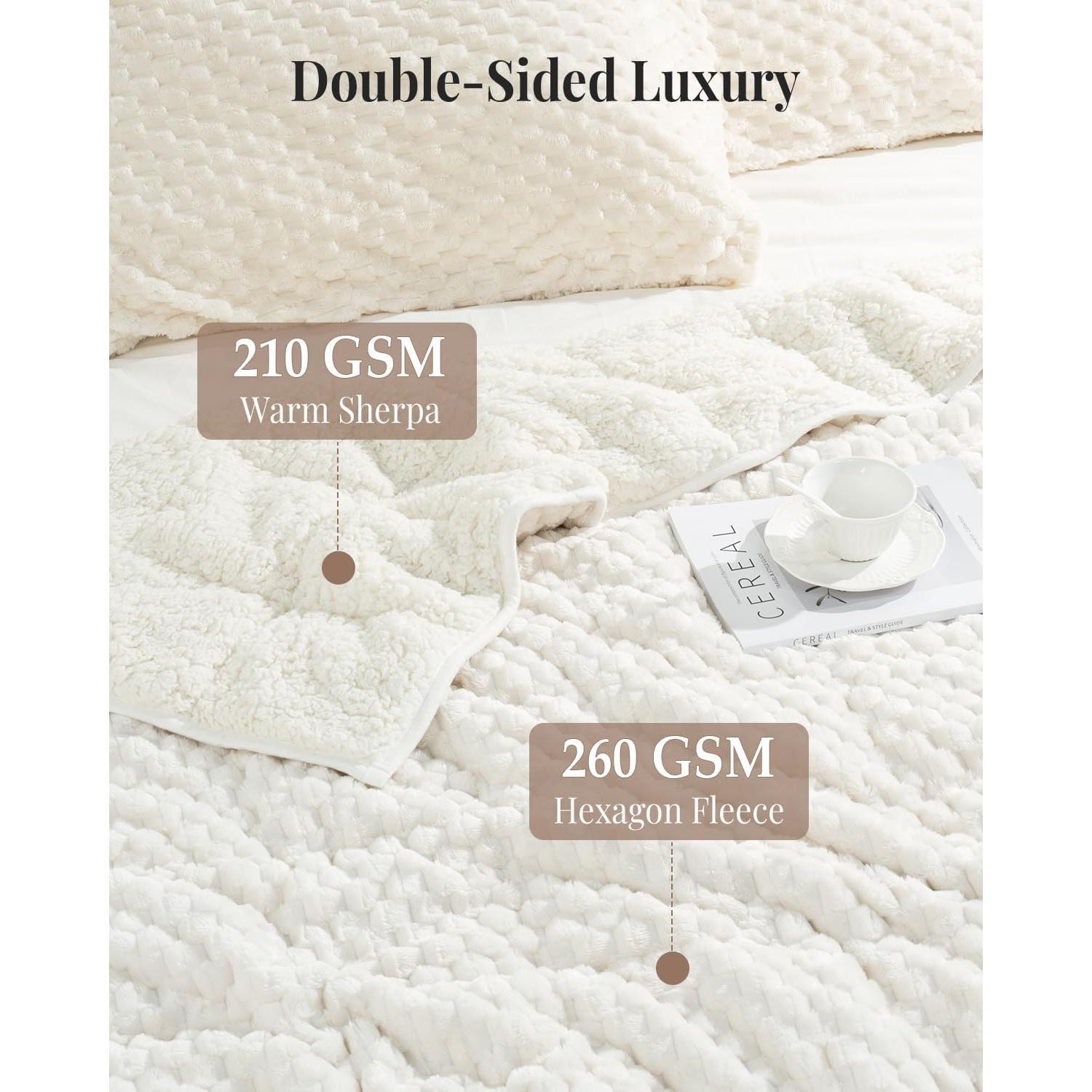 Manta con peso Topblan 122x183 cm 6.8 kg Crema Doble Cara