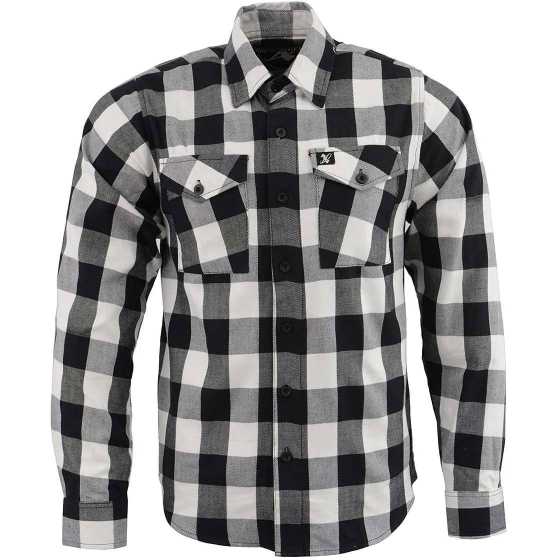 Camisa de Cuadros de Algodón Milwaukee Leather Manga Larga