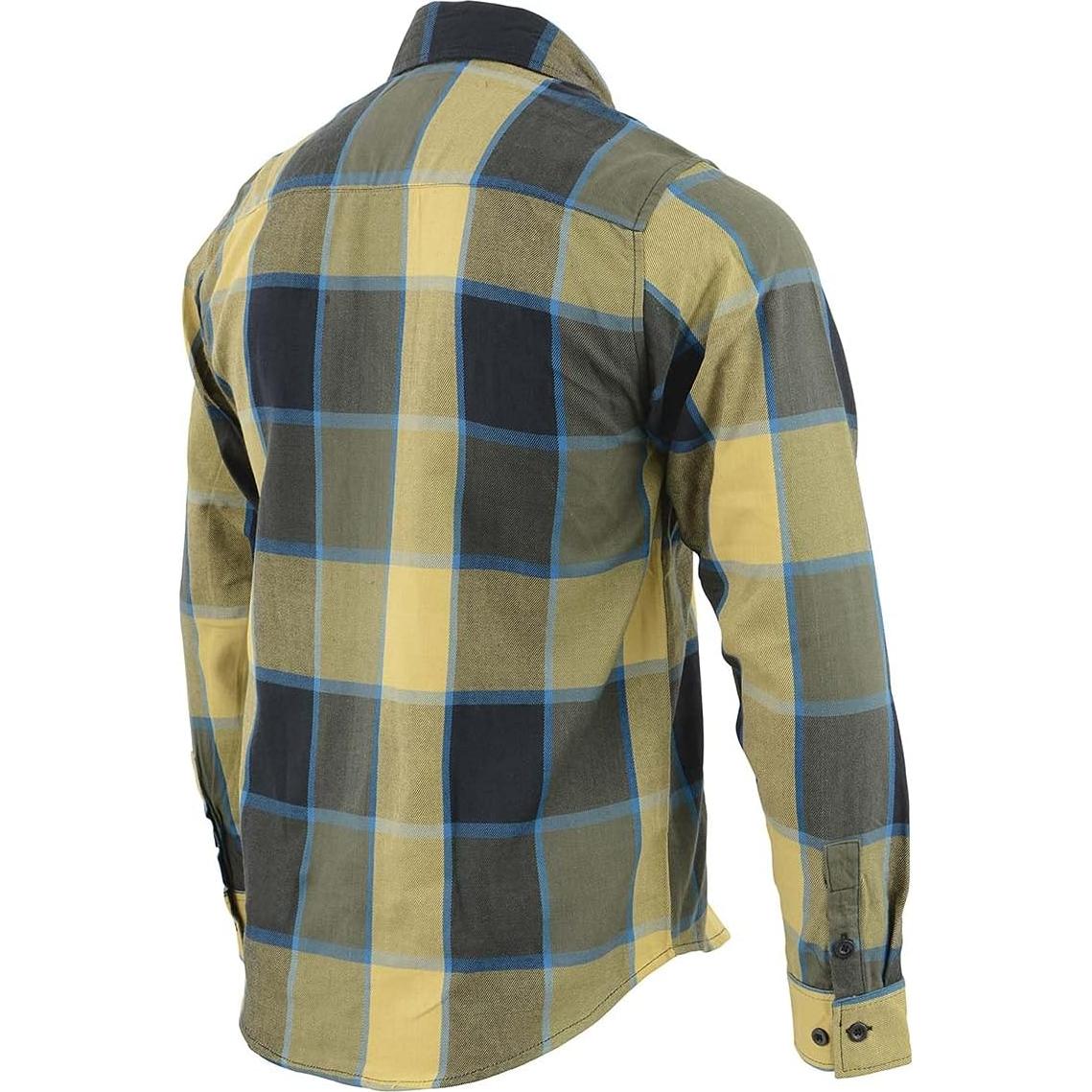 Camisa de Cuadros de Algodón Milwaukee Leather Manga Larga