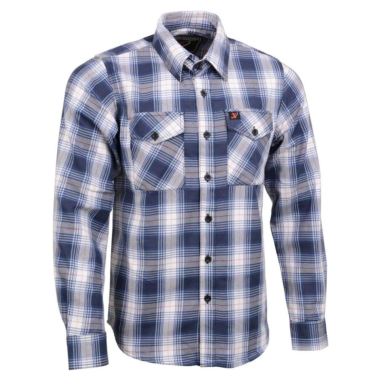 Camisa de Cuadros de Algodón Milwaukee Leather Manga Larga