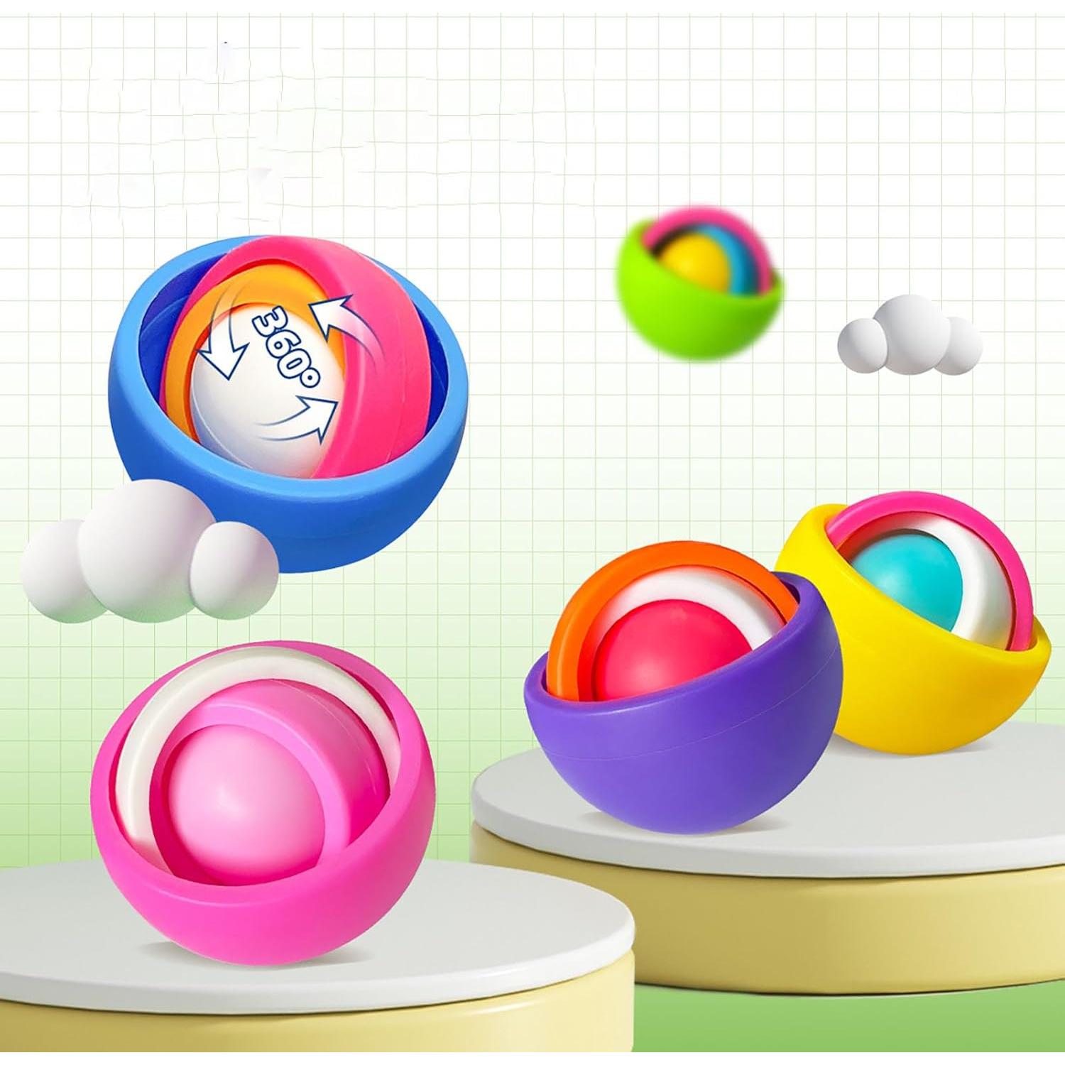 Juguetes Antiestrés ZhildChen Paquete de 4 para Niños y Adultos