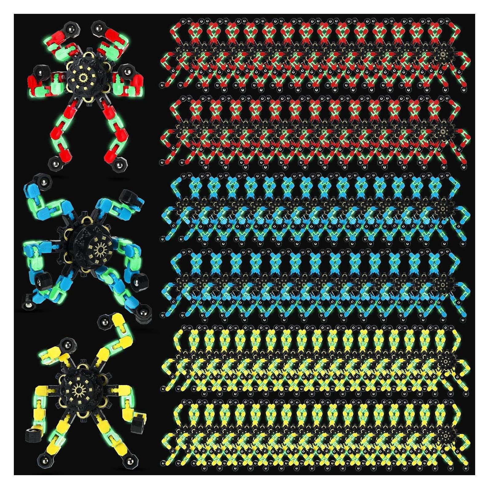 Juguetes Antiestrés Junkin 100 Pcs Spinners Brillantes