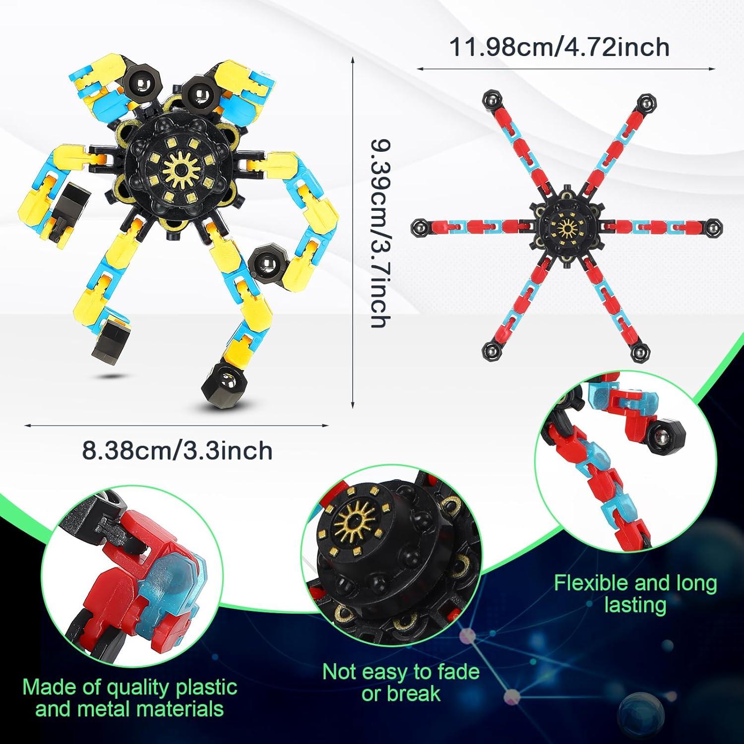 Juguetes Antiestrés Junkin 100 Pcs Spinners Brillantes