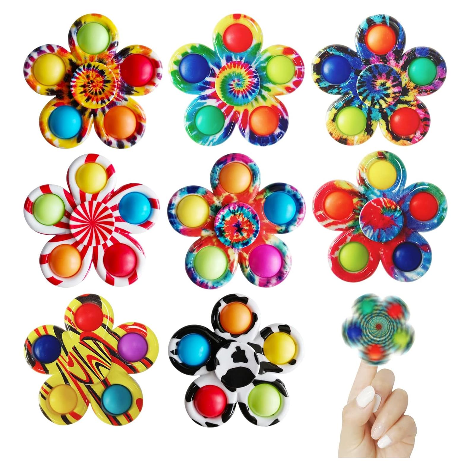 8 Piezas Juguetes Fidget Spinner DUBANJOWE para Niños