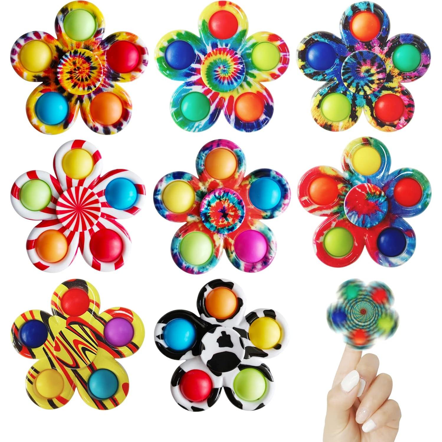 8 Piezas Juguetes Fidget Spinner DUBANJOWE para Niños