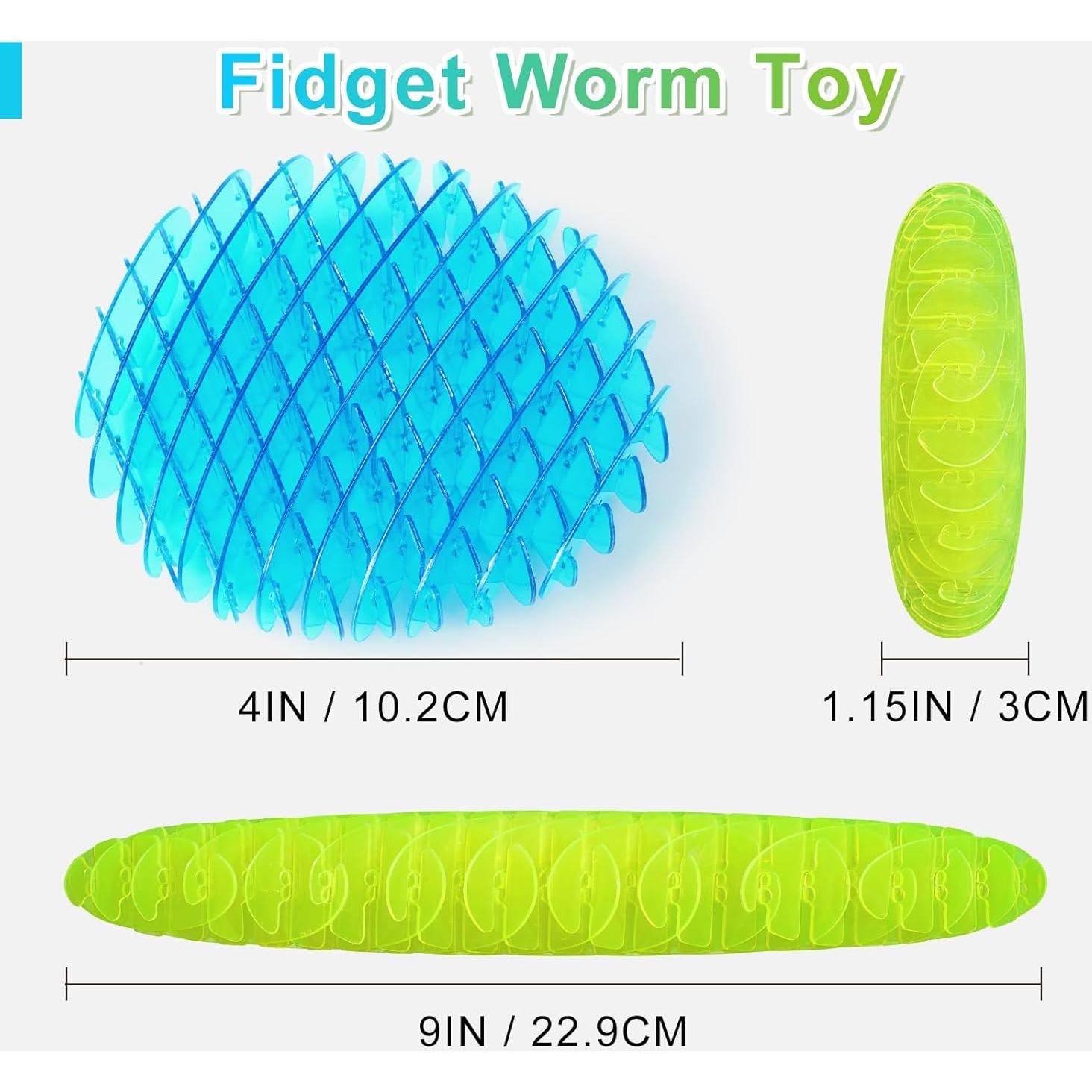 Juguete Antiestrés Yisryerow - Paquete de 2 Pequeños Verde y Azul