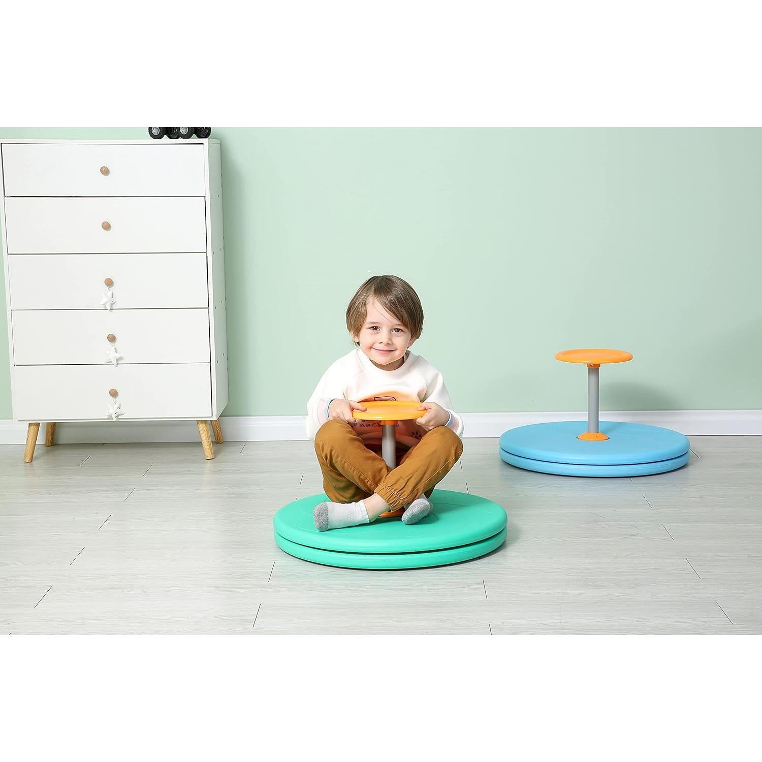 Spinner-X Juguete Giratorio Sentado Verde - Para Niños 3+