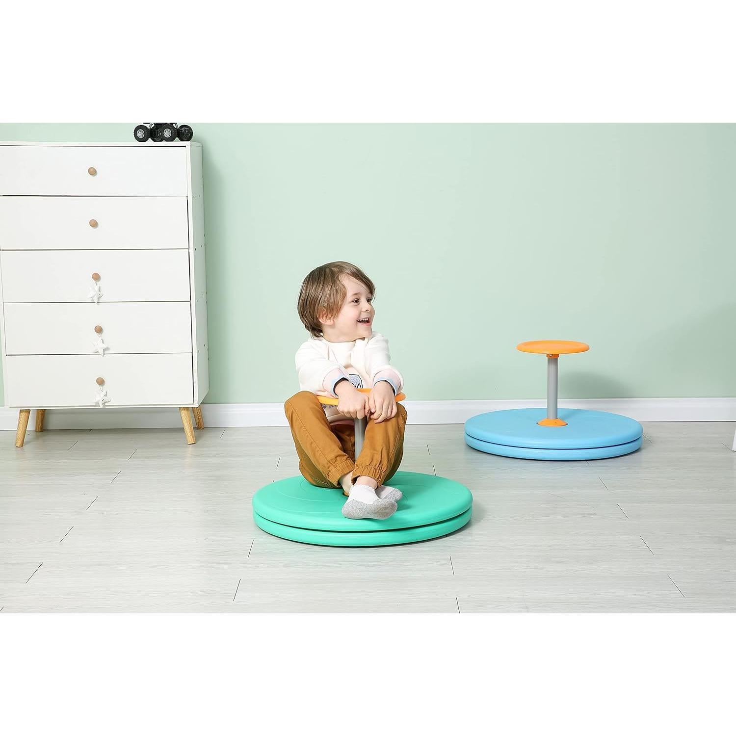 Spinner-X Juguete Giratorio Sentado Verde - Para Niños 3+