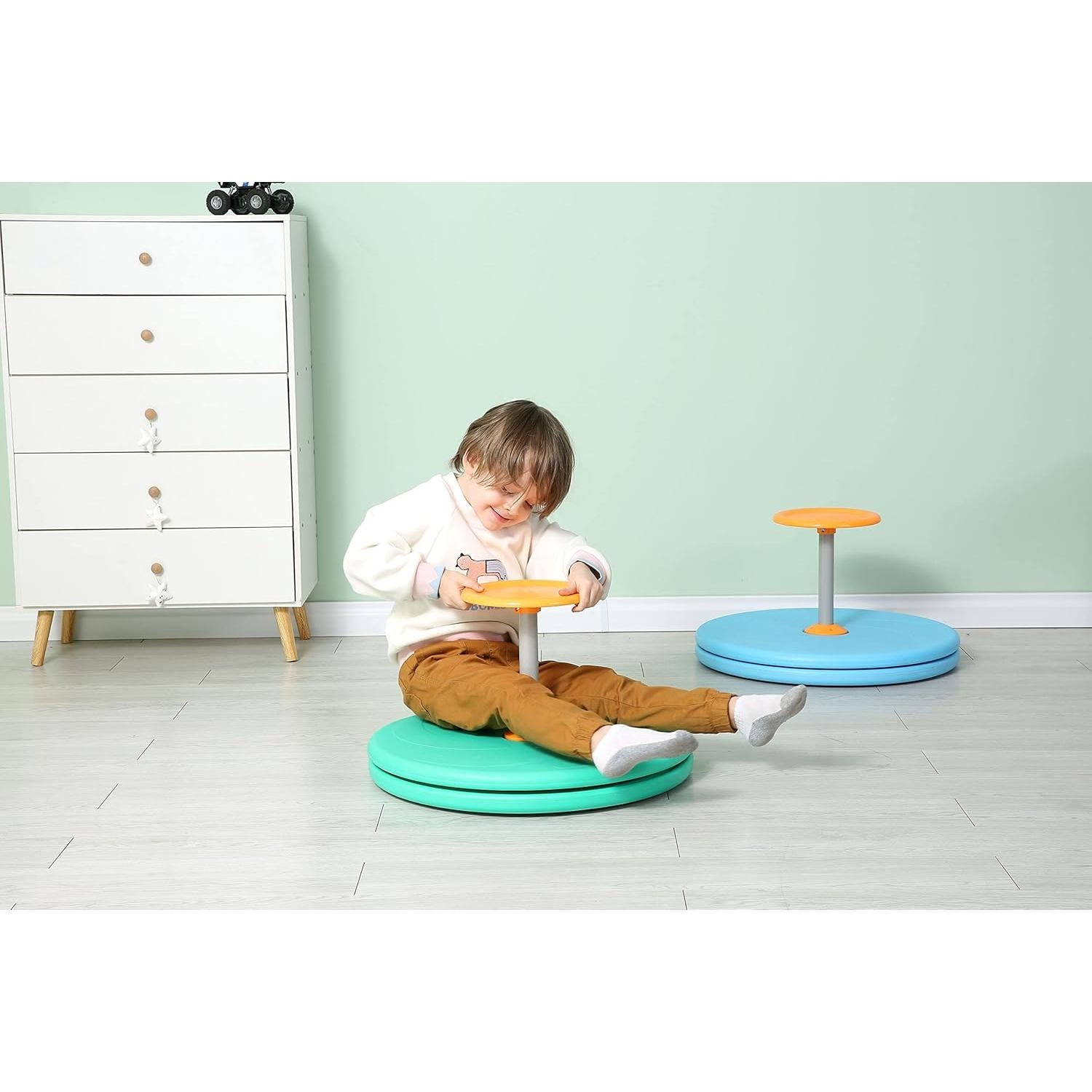 Spinner-X Juguete Giratorio Sentado Verde - Para Niños 3+