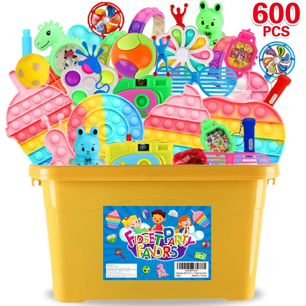 Set de 600 Juguetes Antiestrés para Niños 3+ - FEIHUALING
