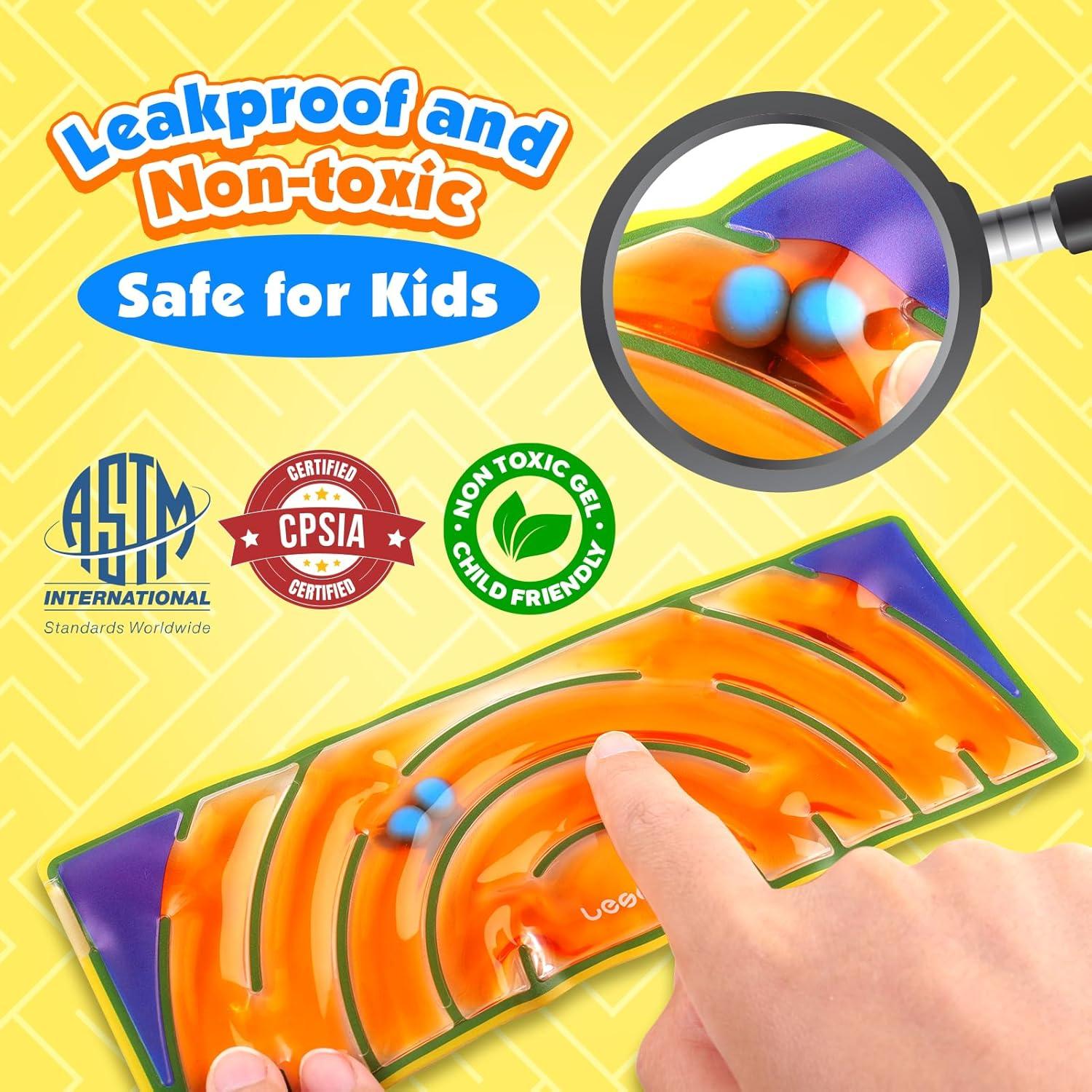 Juguetes Sensoriales LESONG - Paquete de 9 Laberintos Calmantes