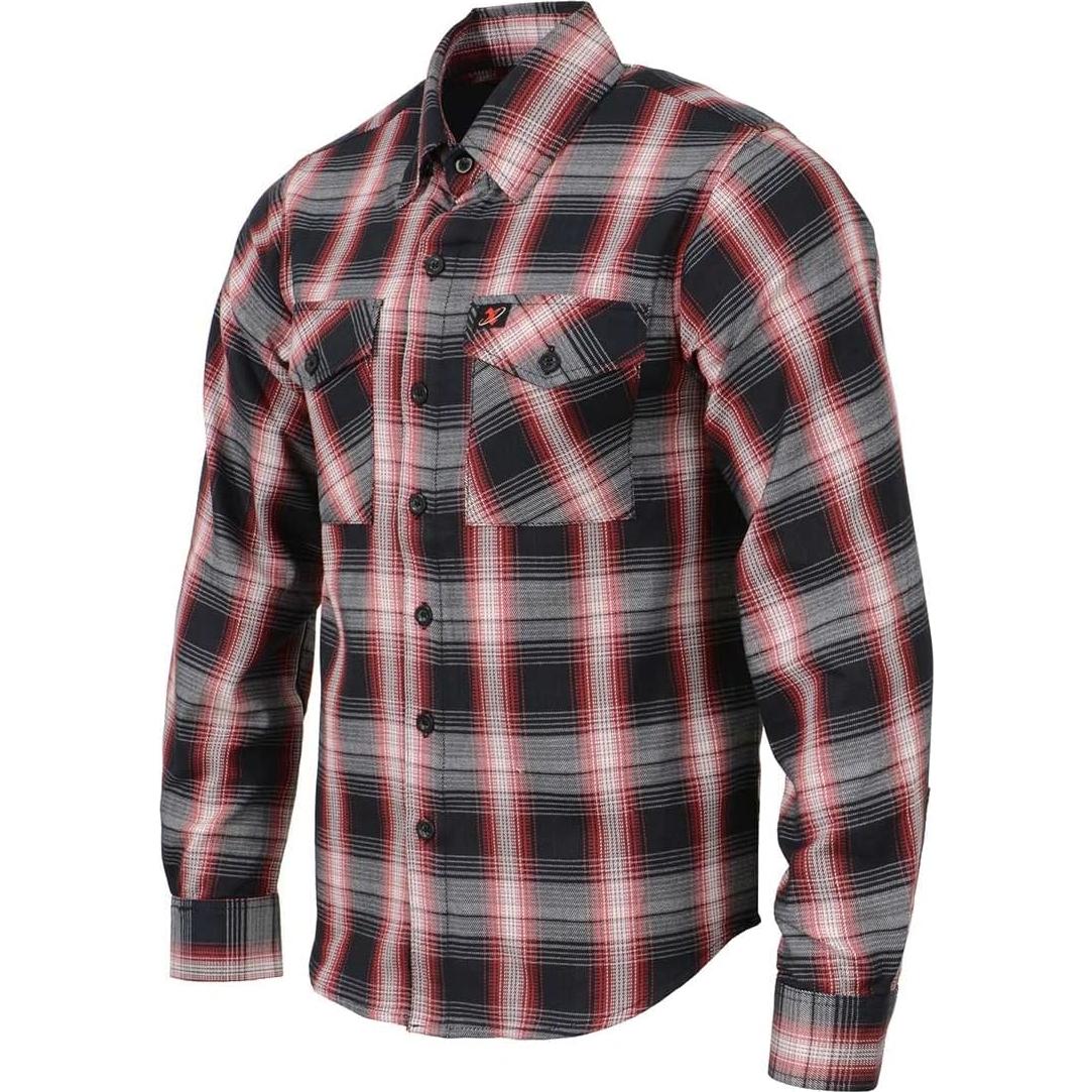 Camisa de Cuadros de Algodón Milwaukee Leather Manga Larga