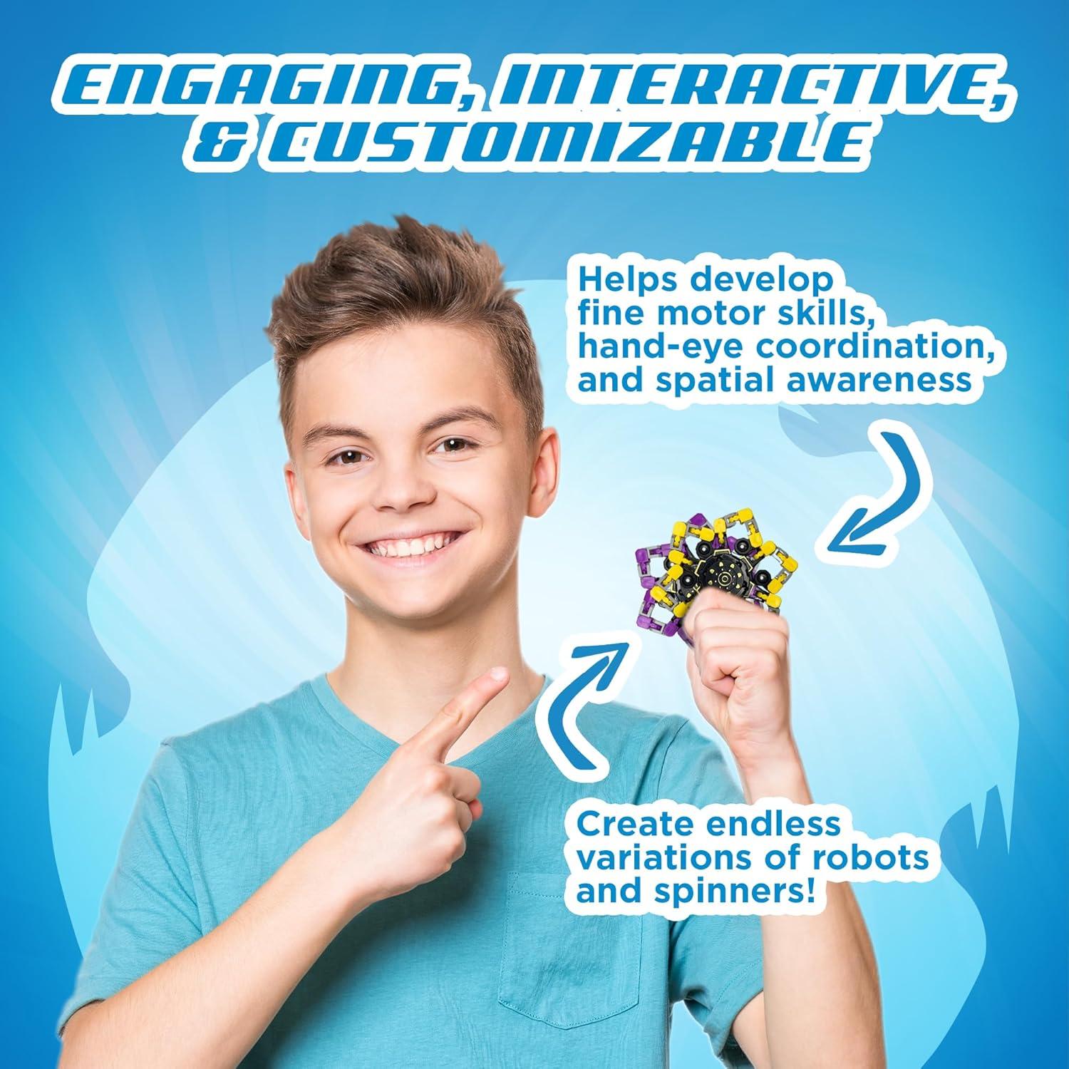 Spinner Antiestres Transformable Stomp Rocket - Paquete de 4