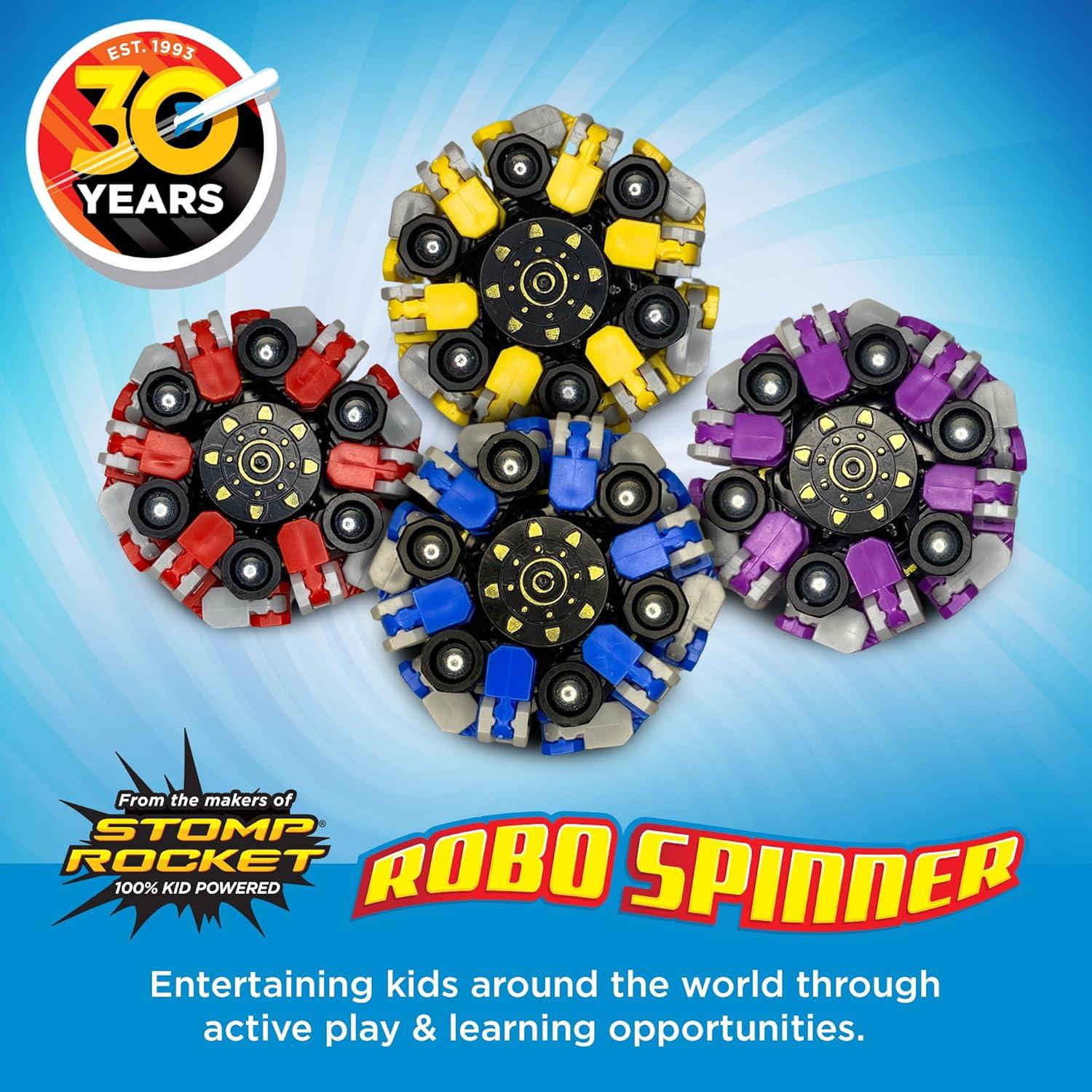 Spinner Antiestres Transformable Stomp Rocket - Paquete de 4