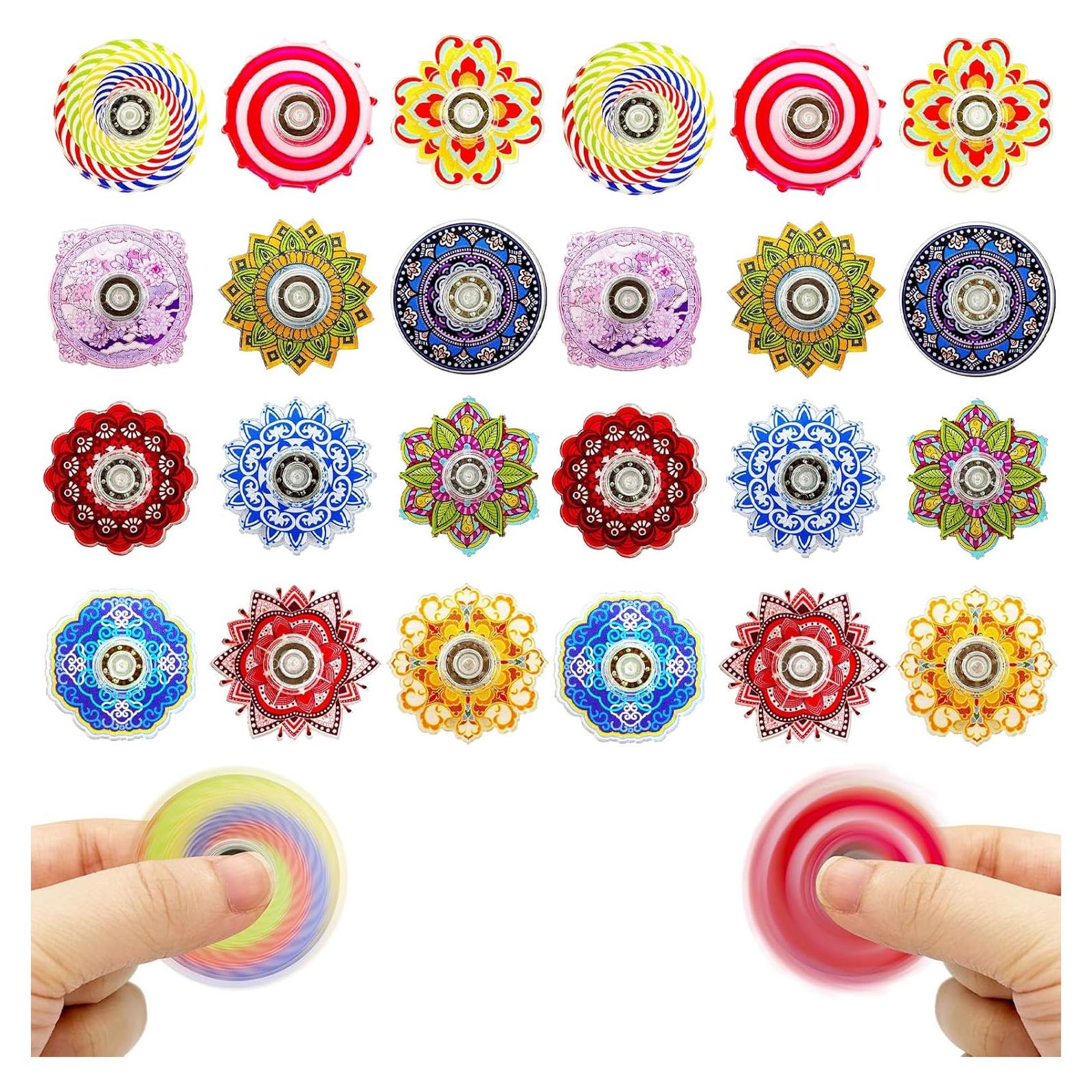 52 Spinners Antiestrés Acrílico para Alivio de Ansiedad