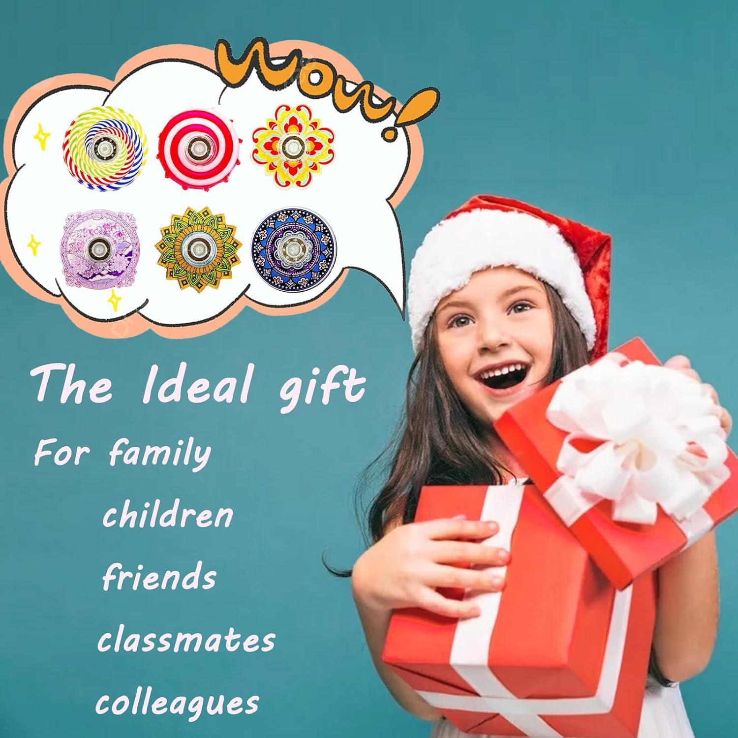 52 Spinners Antiestrés Acrílico para Alivio de Ansiedad