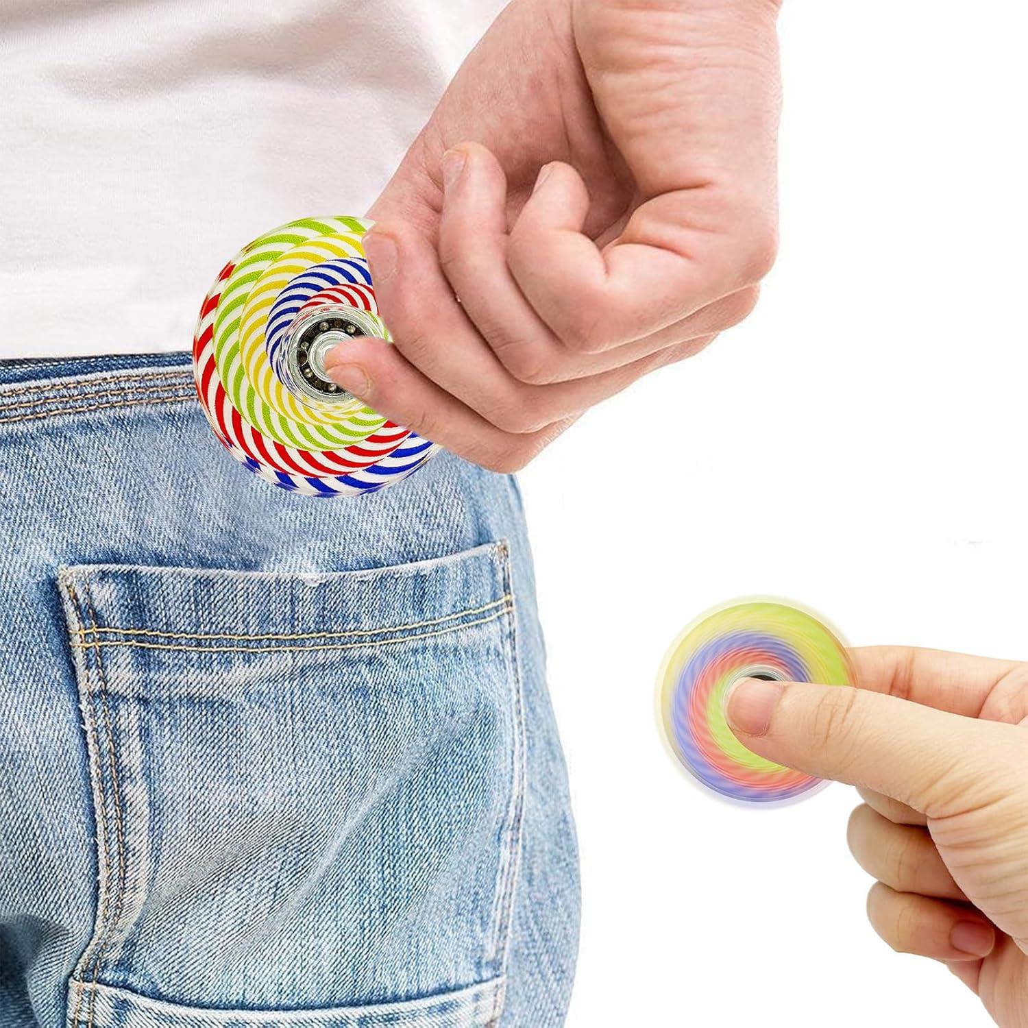 52 Spinners Antiestrés Acrílico para Alivio de Ansiedad