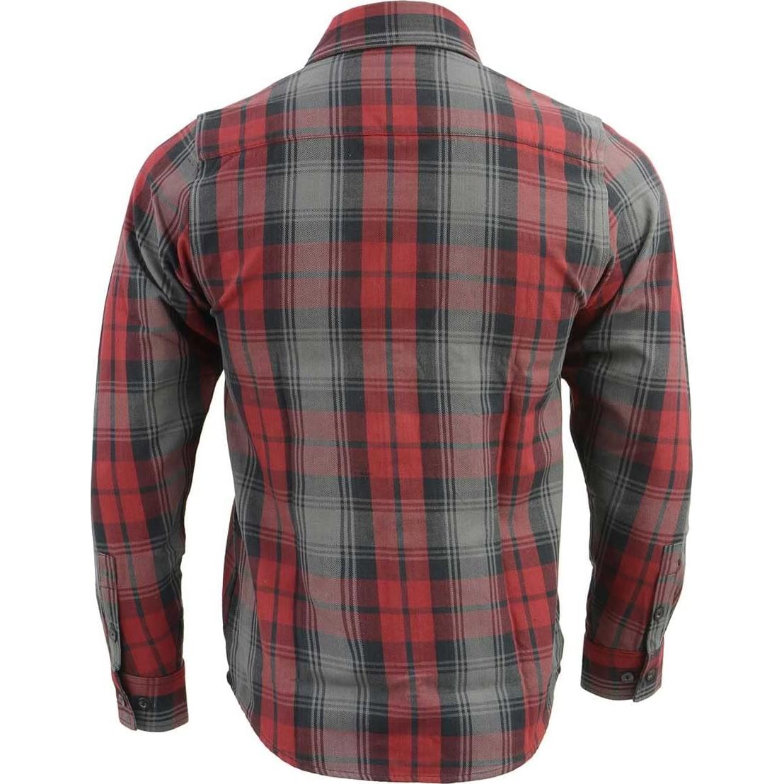 Camisa de Cuadros de Algodón Milwaukee Leather 4X Grande