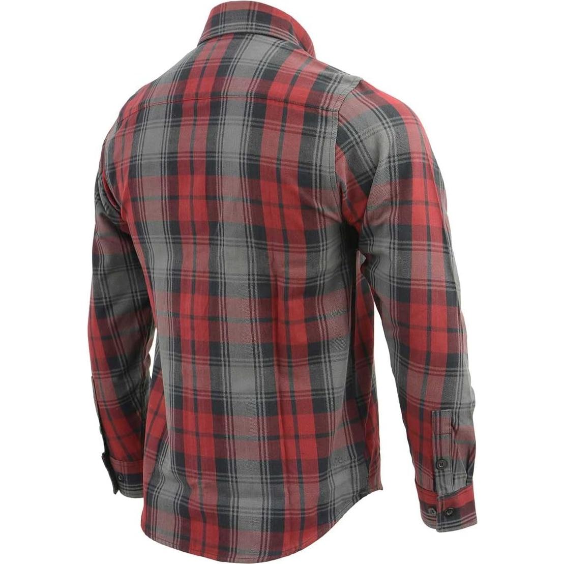 Camisa de Cuadros de Algodón Milwaukee Leather 4X Grande