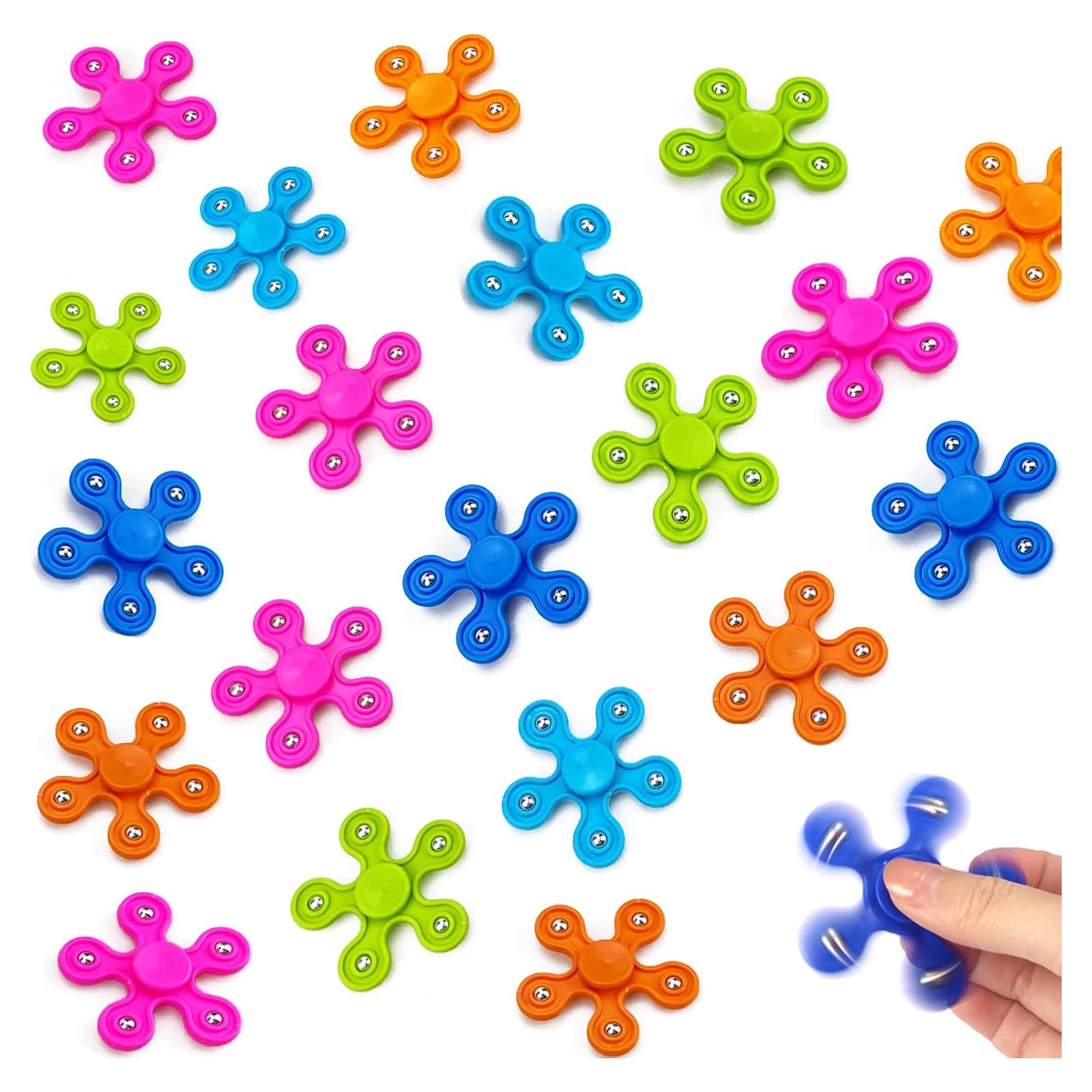 Paquete de 32 Spinners Antiestrés SUNPROUND 6.5 cm Silenciosos